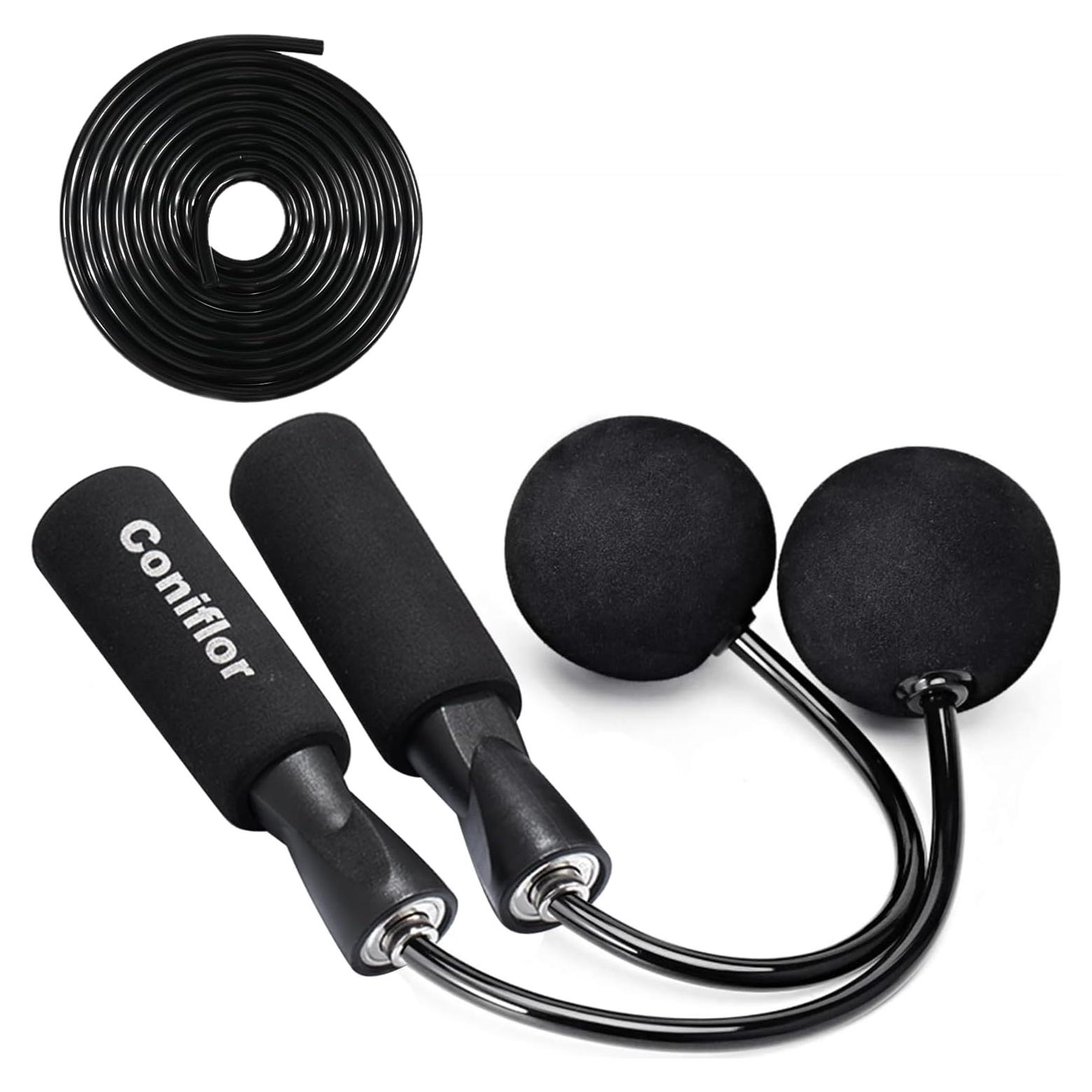 Cuerda de Salto 2 en 1 Coniflor - Sin Enredos y Ajustable