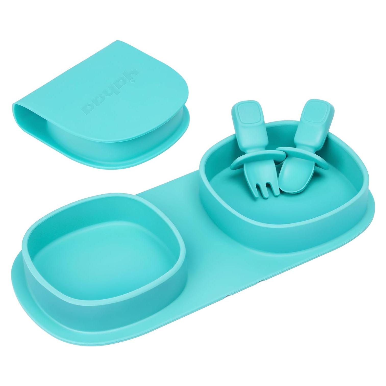 Set de Platos Plegables de Silicona Yahaa para Bebés - 2 Piezas