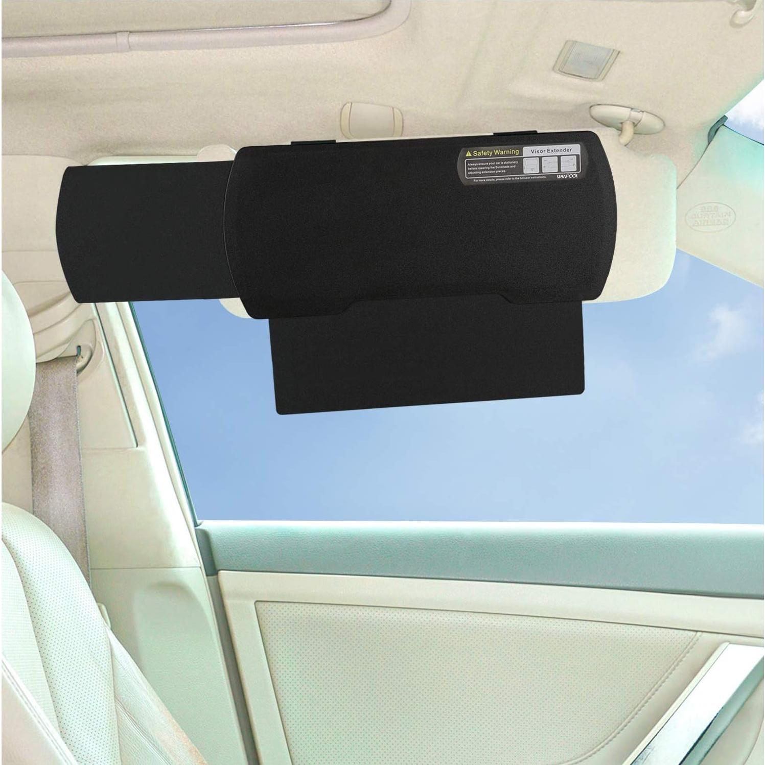 Extensor de Sombra para Visera de Coche WANPOOL WP-6 Negro