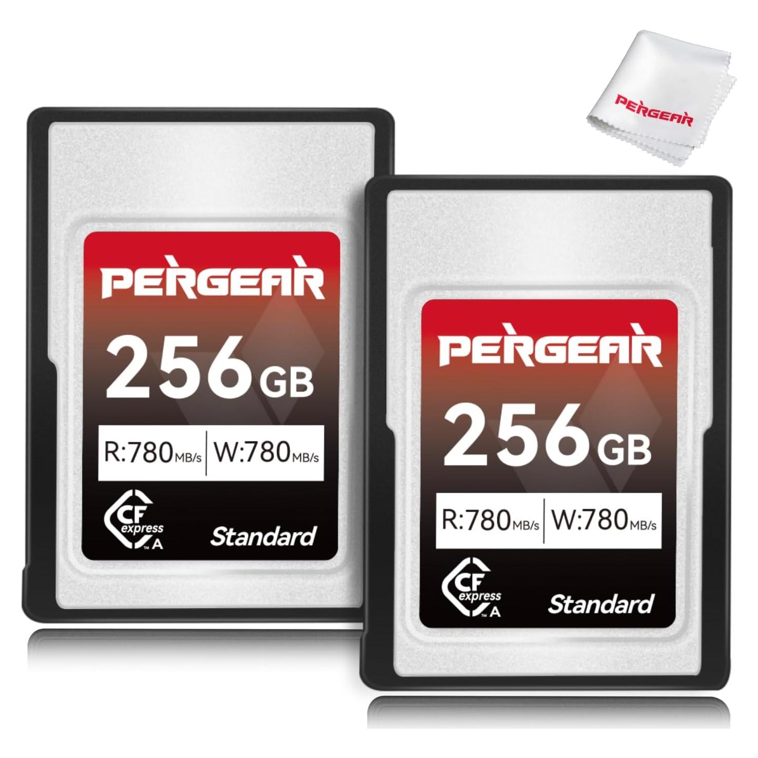 Tarjeta CFexpress Tipo A Pergear 256GB Paquete de 2 780MB/s