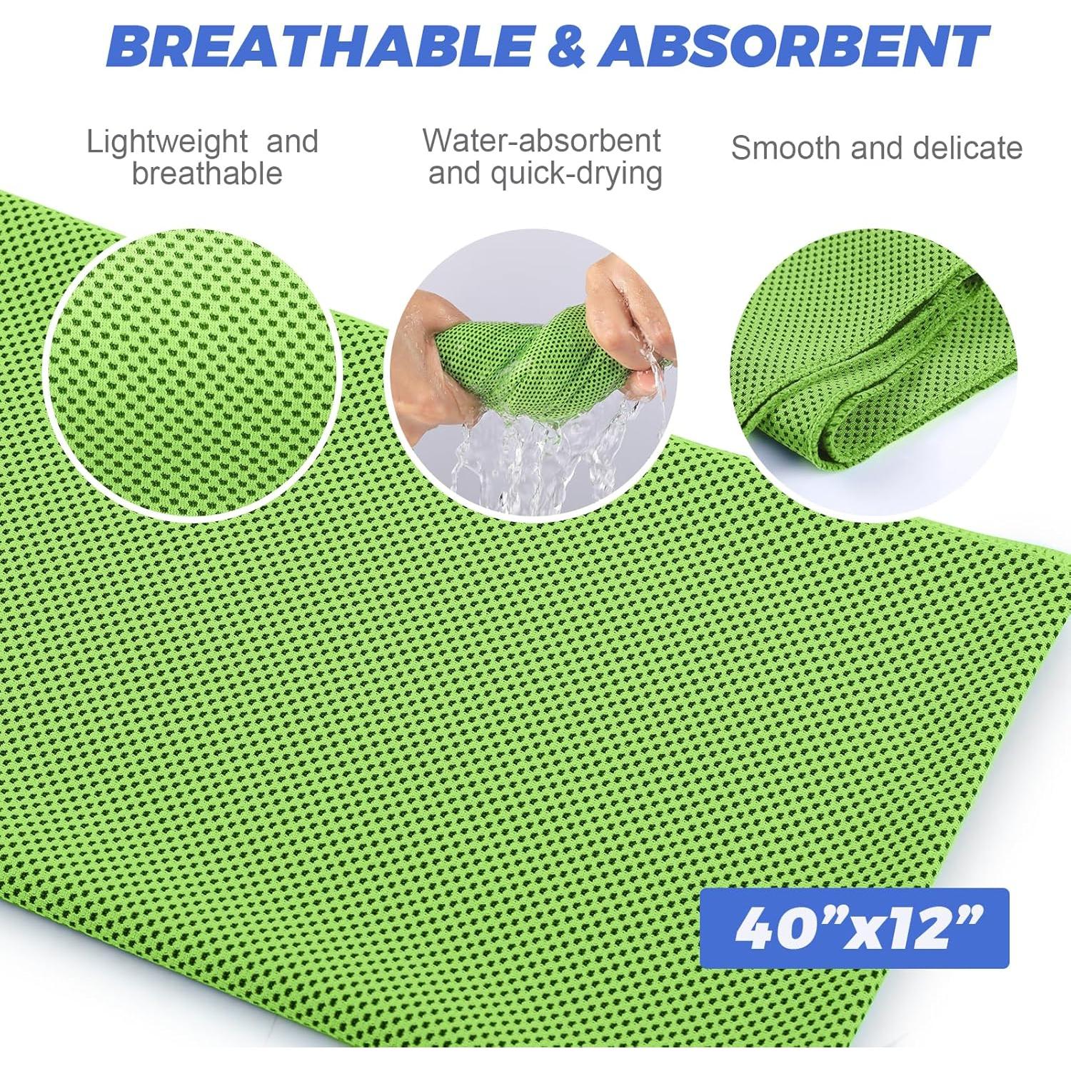 Toallas Enfriadoras KEAFOLS 10 Paquete 101.6x30.5 cm UPF 50