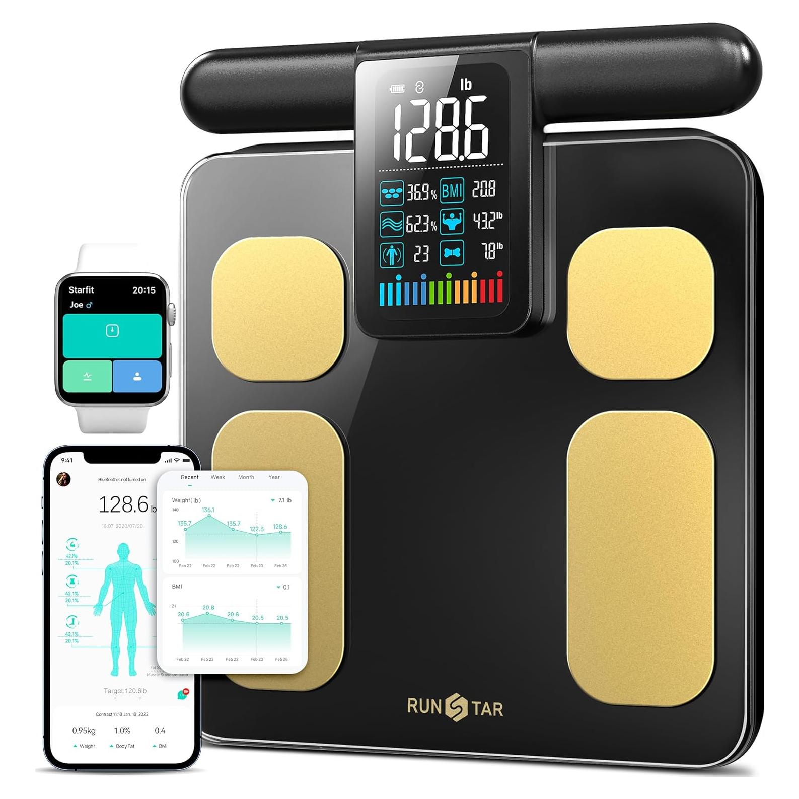 Báscula Digital RunStar 250kg con 8 Electrodos y APP