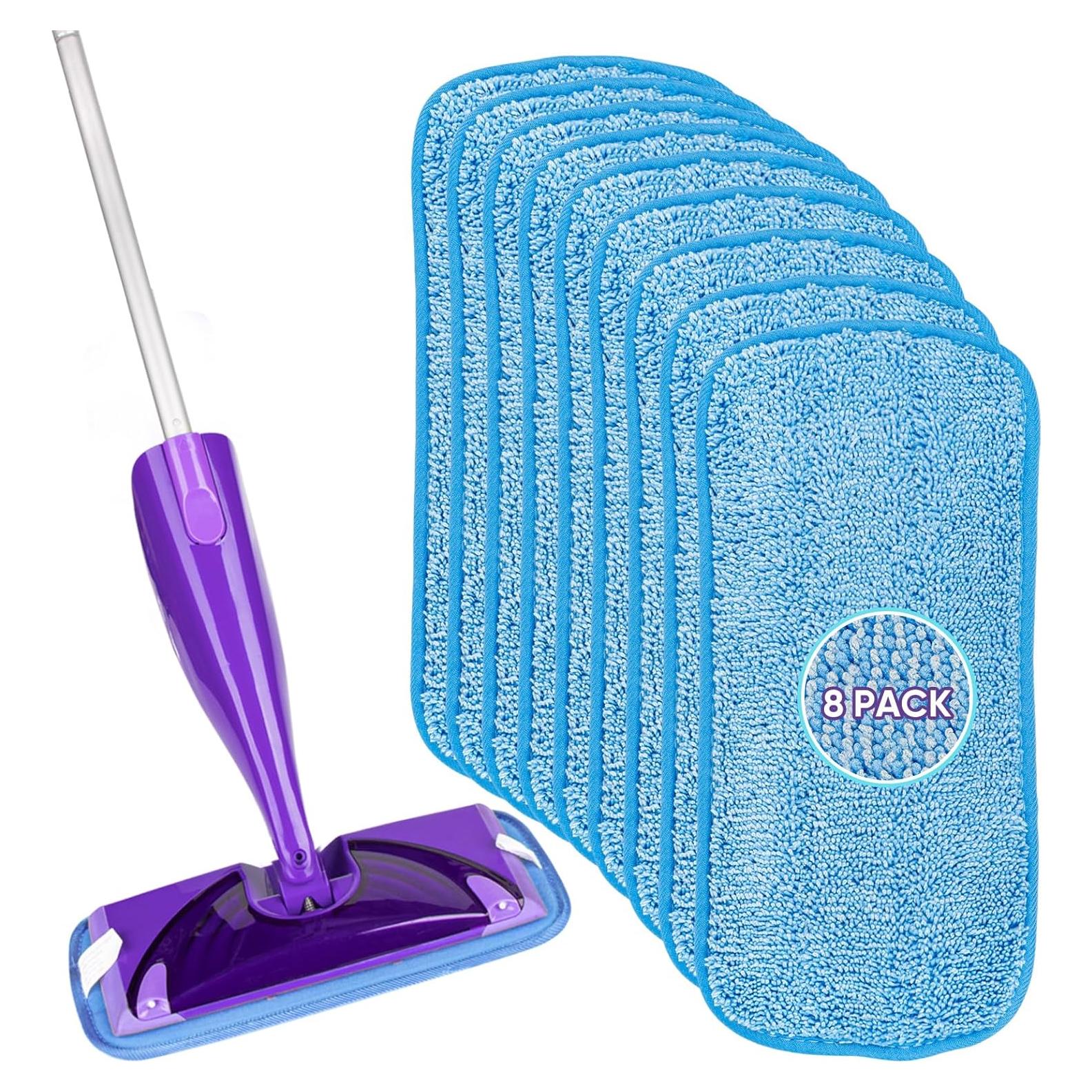 Paños de Mopa Reutilizables HOMEXCEL 30.48 cm - Paquete de 8