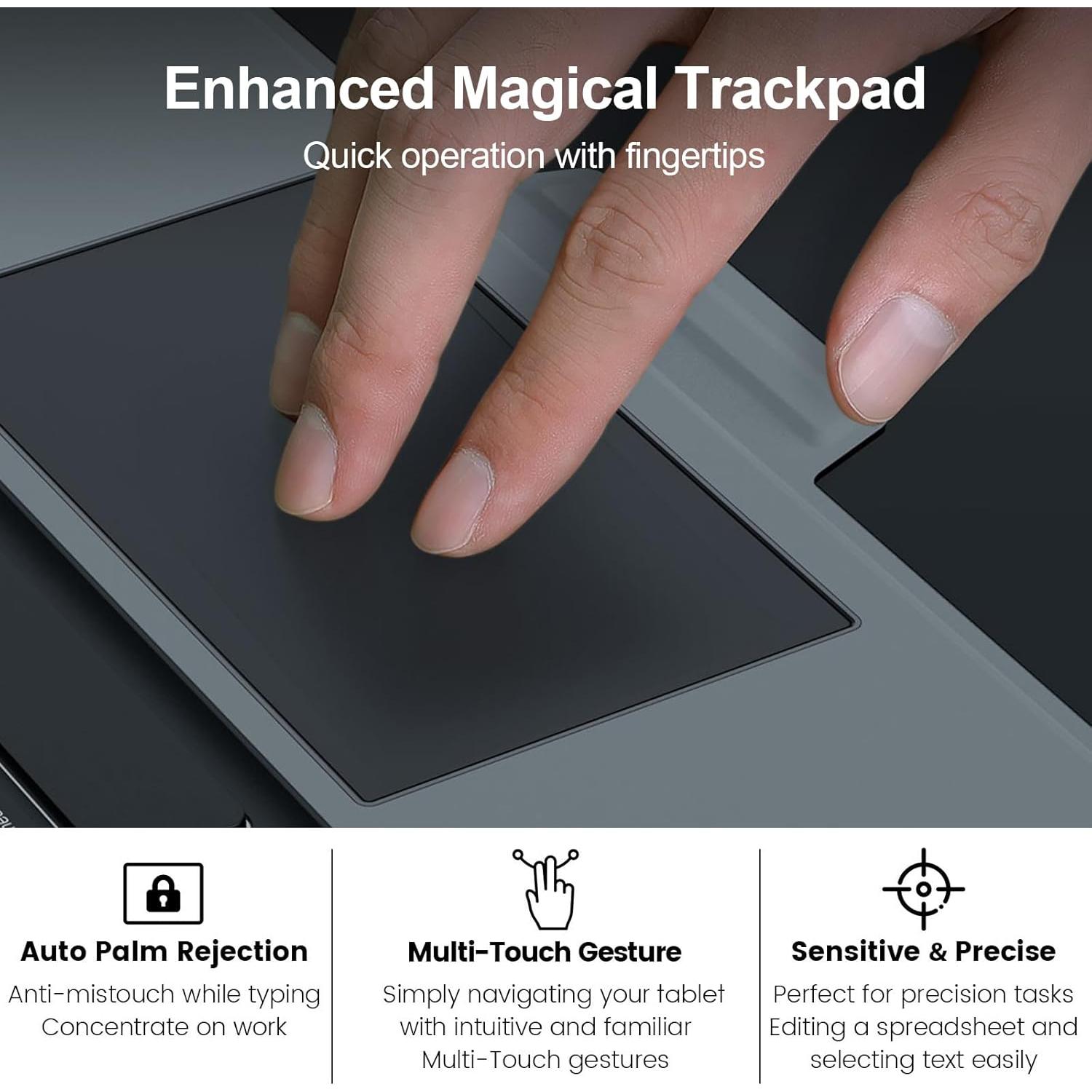 Funda Teclado Nillkin para Galaxy Tab S8+/S7 FE 12.4"