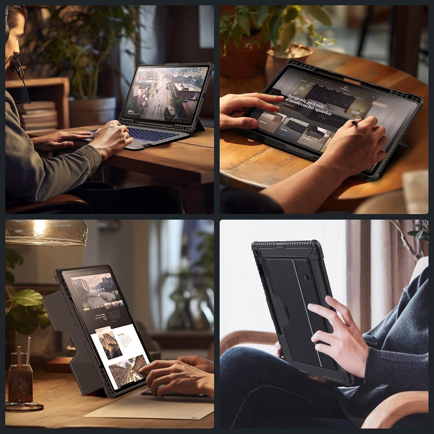 Funda Teclado Nillkin para Galaxy Tab S8+/S7 FE 12.4"