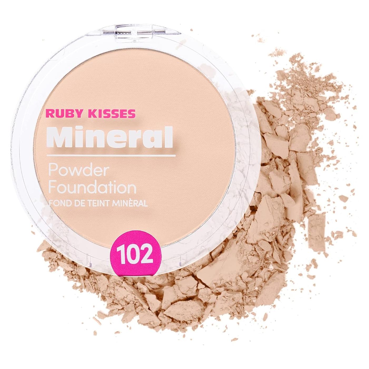 Base en Polvo Mineral Compacta Ruby Kisses Porcelana Clara 59g