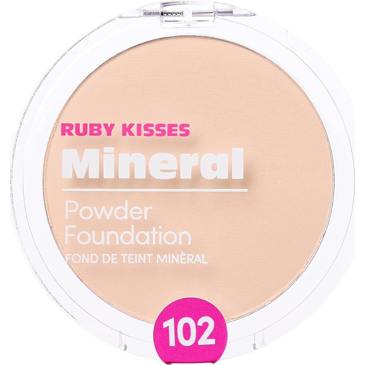 Base en Polvo Mineral Compacta Ruby Kisses Porcelana Clara 59g