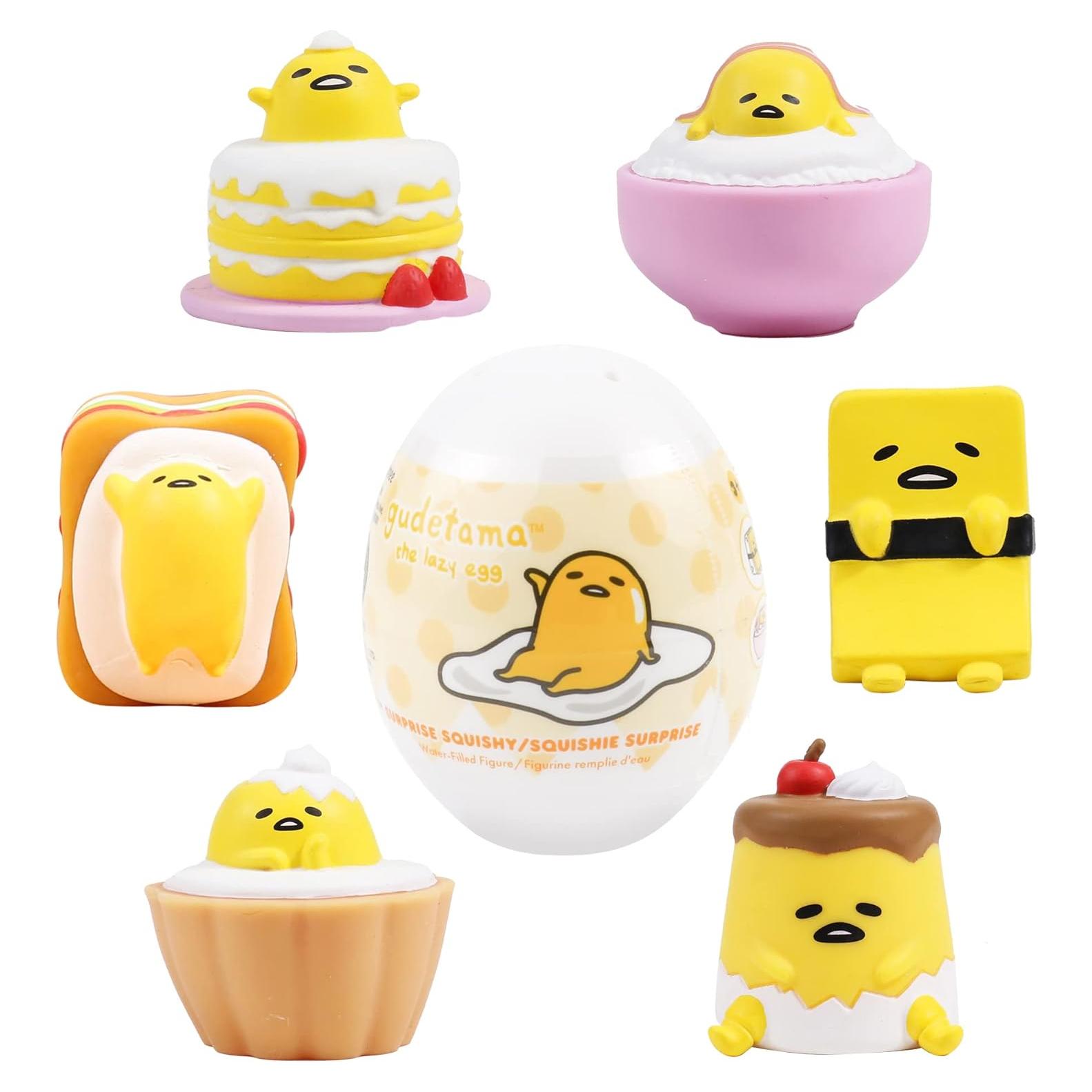 Squishy Hamee Gudetama Huevo Lleno de Agua 7.6cm - 1 Pc.