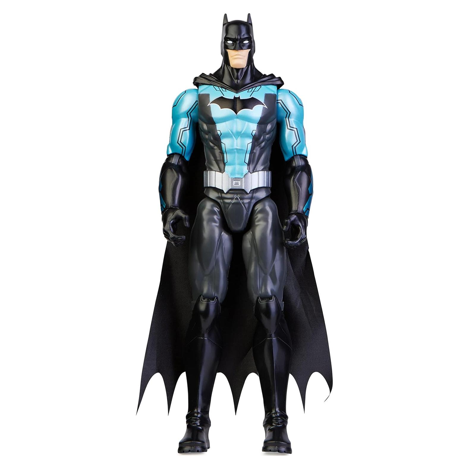 Figura de Acción Batman 30 cm Bat-Tech Spin Master - Traje Negro/Azul