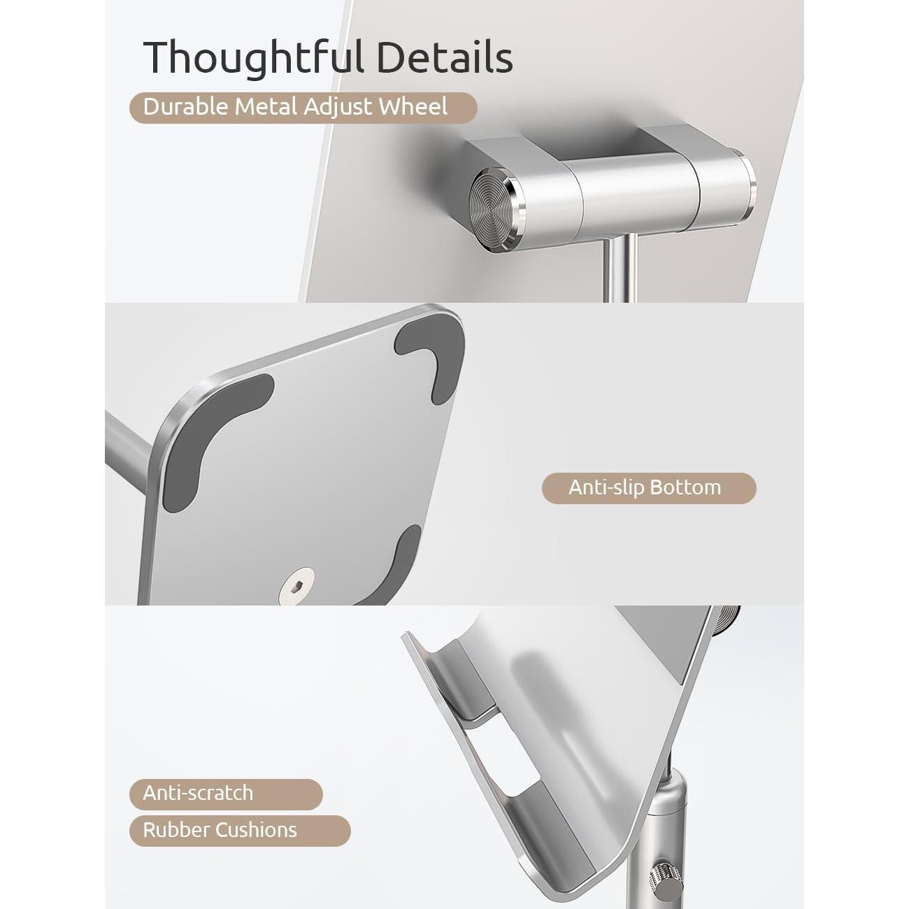 Soporte Ajustable para Tablet ODOSOLA Plata 24-43.94 cm