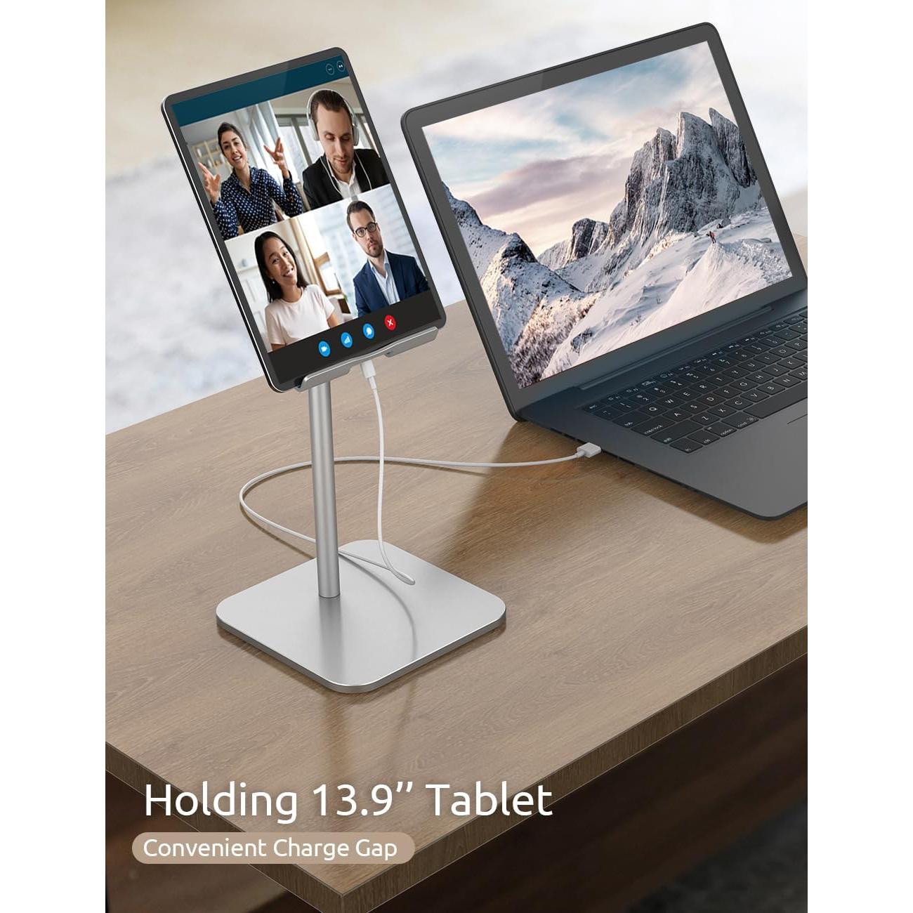 Soporte Ajustable para Tablet ODOSOLA Plata 24-43.94 cm