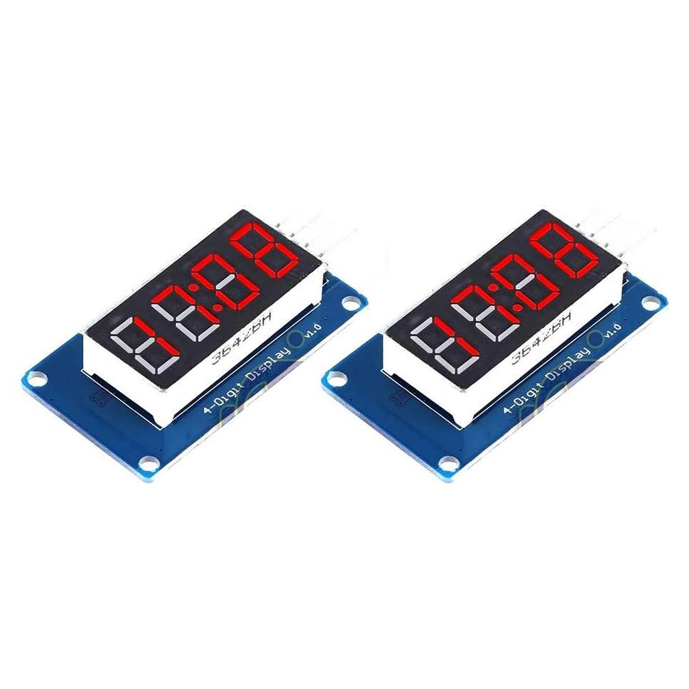Módulo Pantalla LED Digital DEVMO TM1637 4 Dígitos 0.91cm
