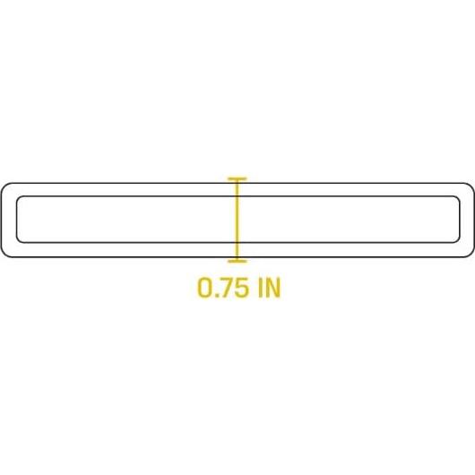 Soporte de Mango de Silicona Lodge BOLD Gris 12.7x6.03 cm