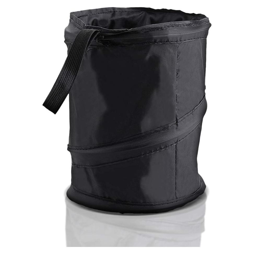 Basurero Portátil Plegable Zone Tech a Prueba de Fugas - Negro