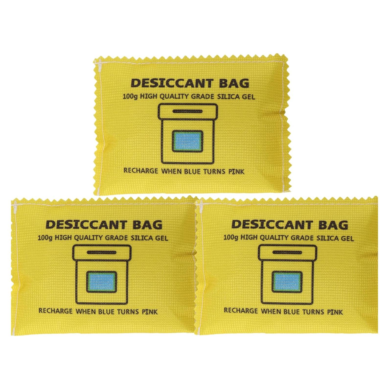 Paquete de 3 Perlas de Gel de Sílice Deshidratante 100g Gimehome