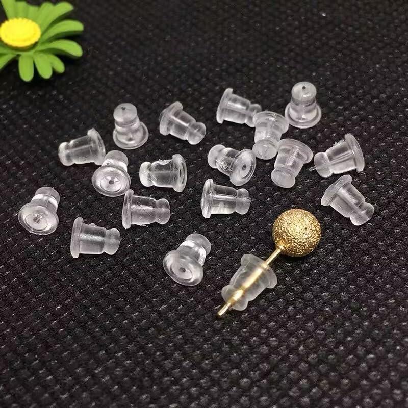 Resortes para Aretes Kerryjewl 100 Piezas Silicona Hipoalergénica