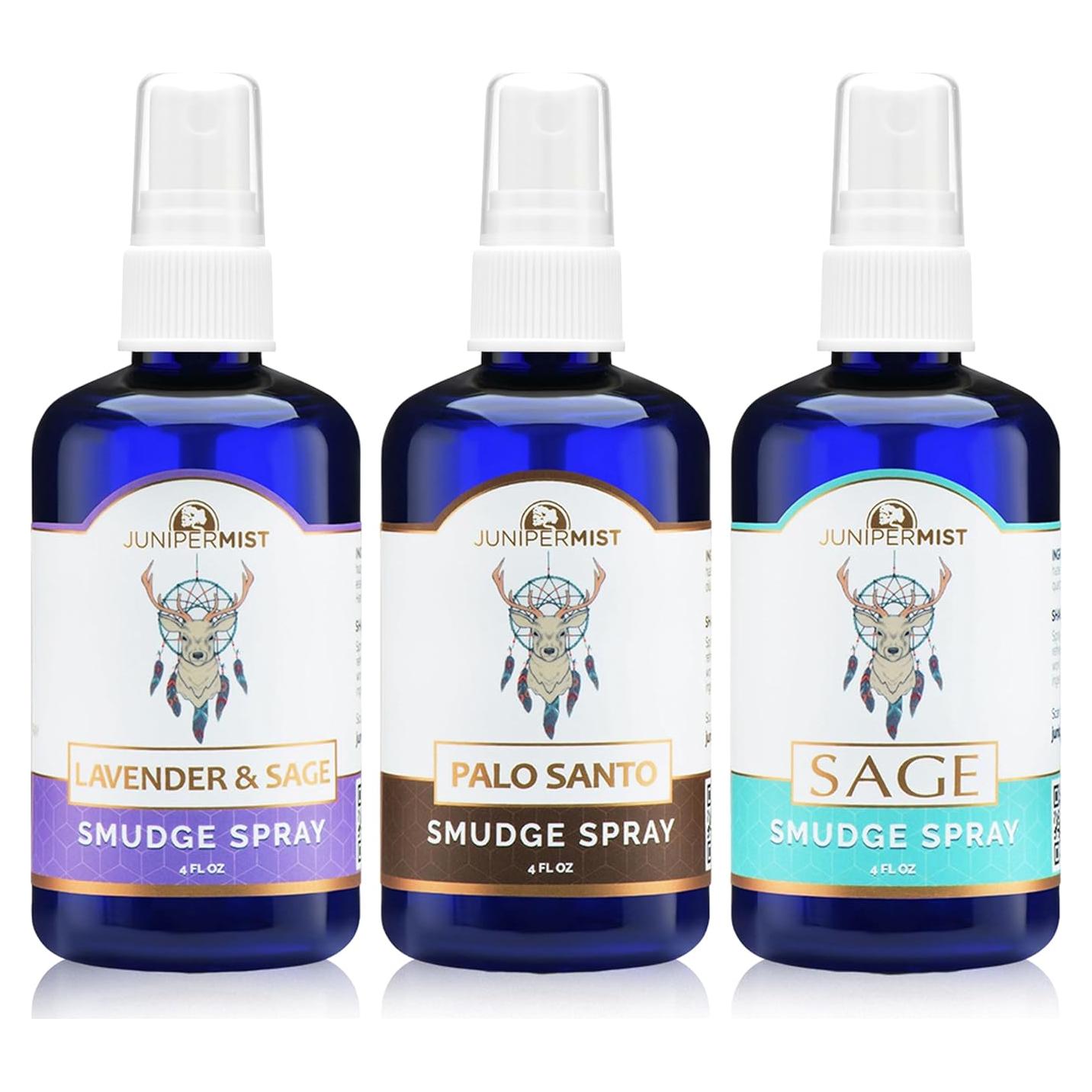 Juego de Spray de Smudge JUNIPERMIST 3x118ml - Amor, Limpieza