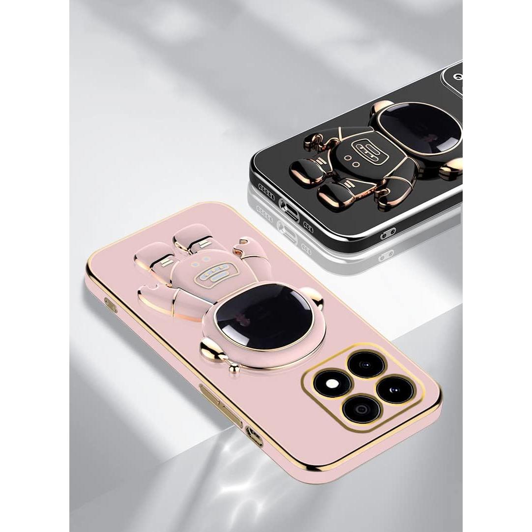 Funda Honor X6b con Soporte Oculto Astronauta - Negro