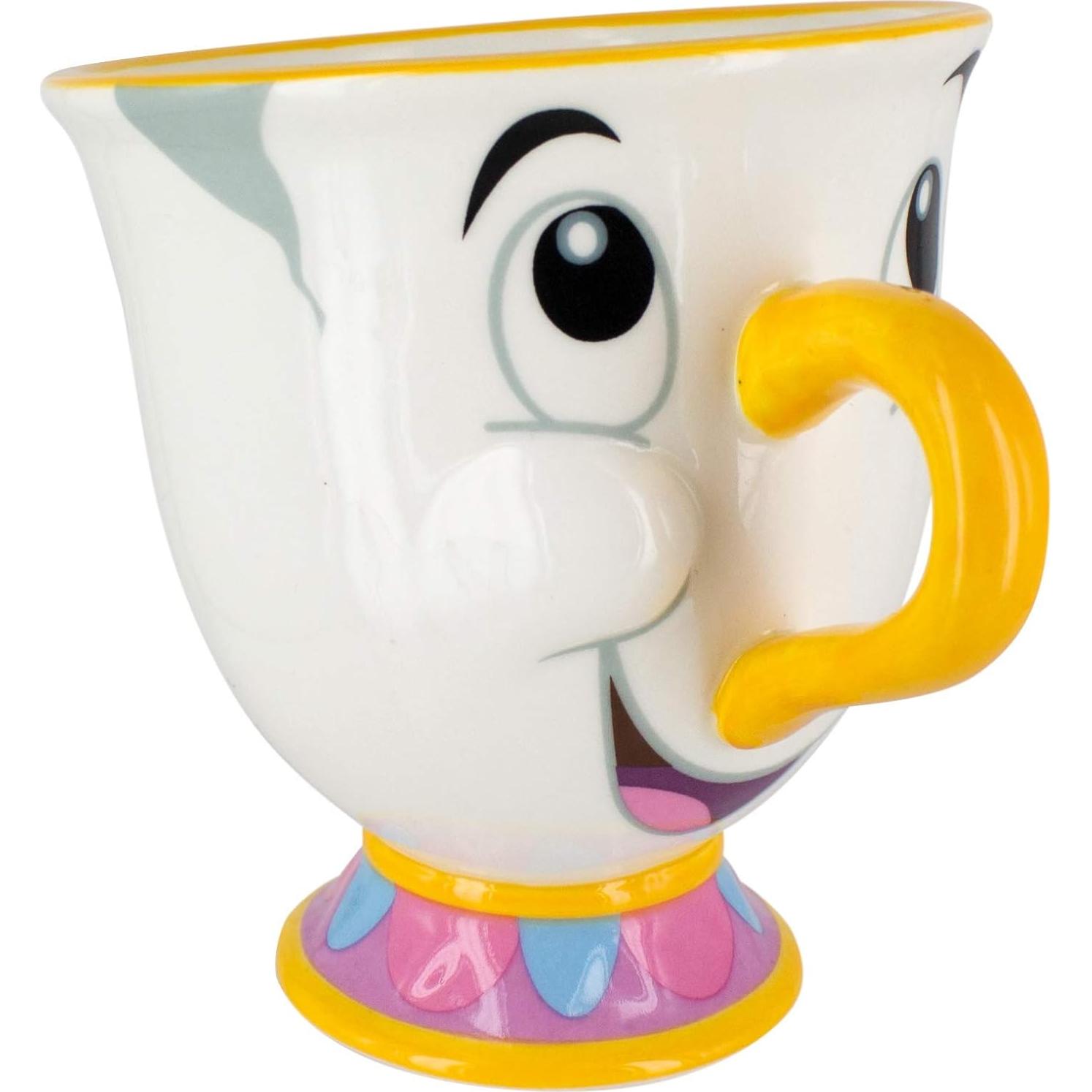 Taza de té Chip Disney La Bella y la Bestia 270g Cerámica