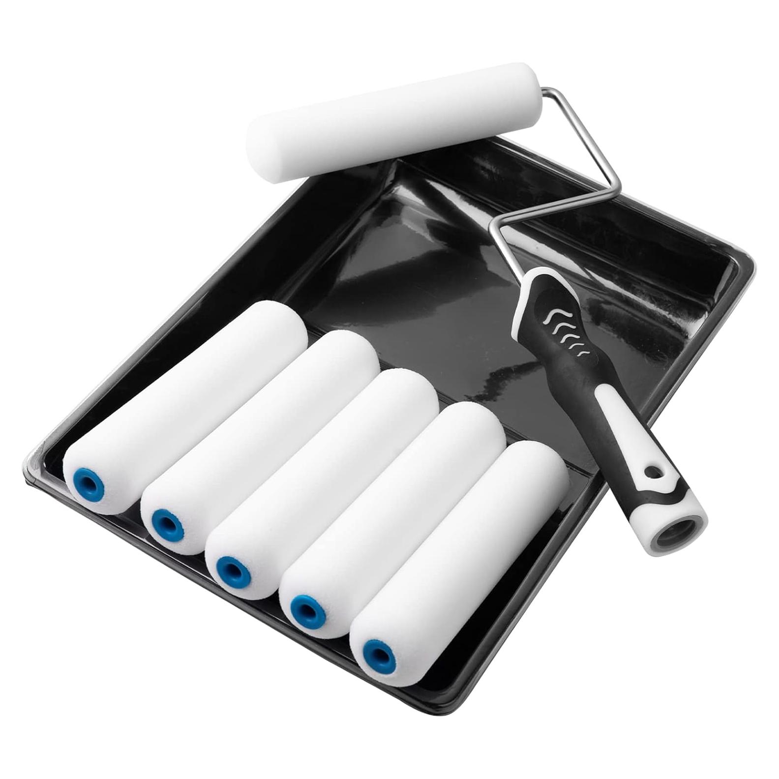 Kit de Rodillo de Pintura Mister Rui 6 Pulgadas Espuma Alta Densidad