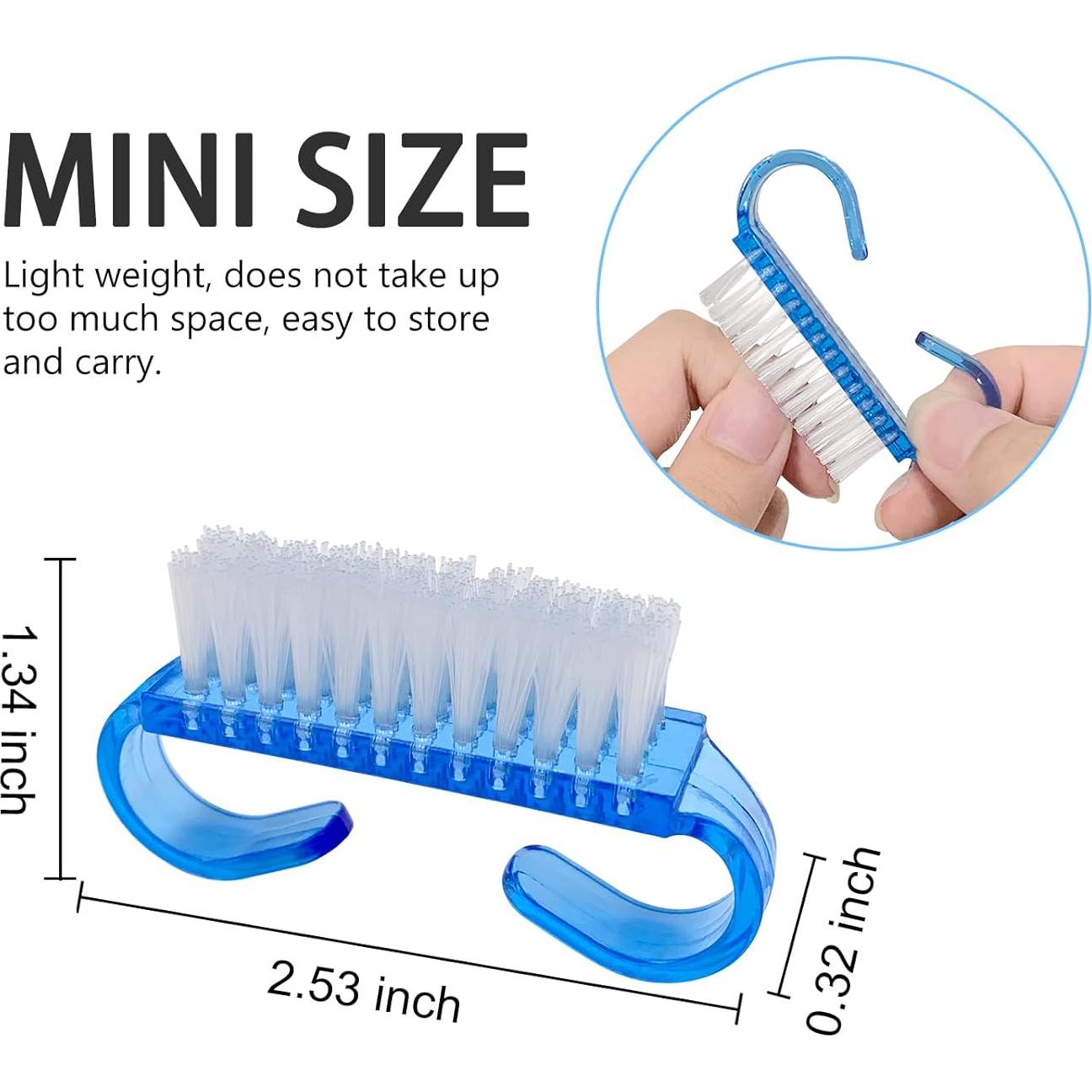 Paquete de 24 cepillos de uñas mini HANWER - 4 colores