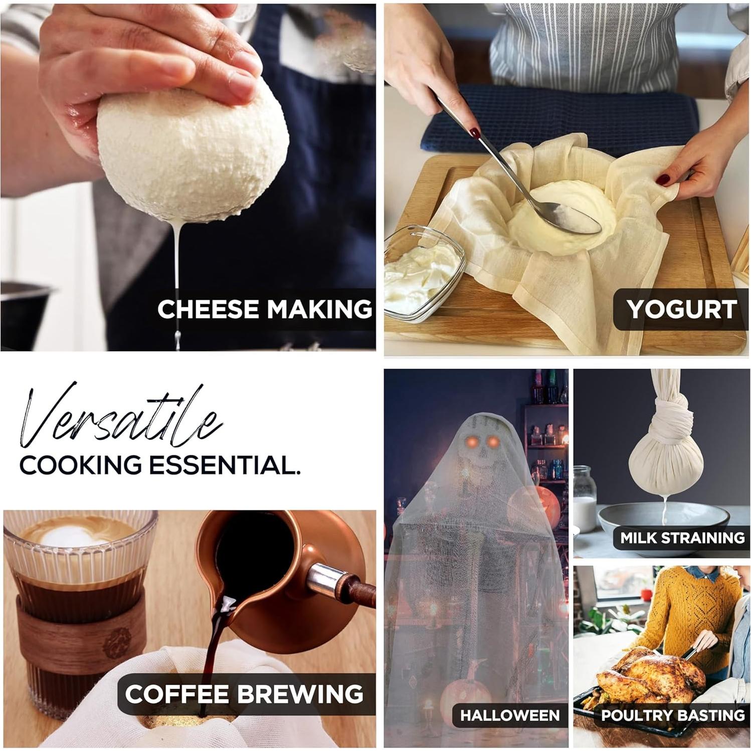 Paño de Queso 100% Algodón Orgánico United Prime 1.4 m²