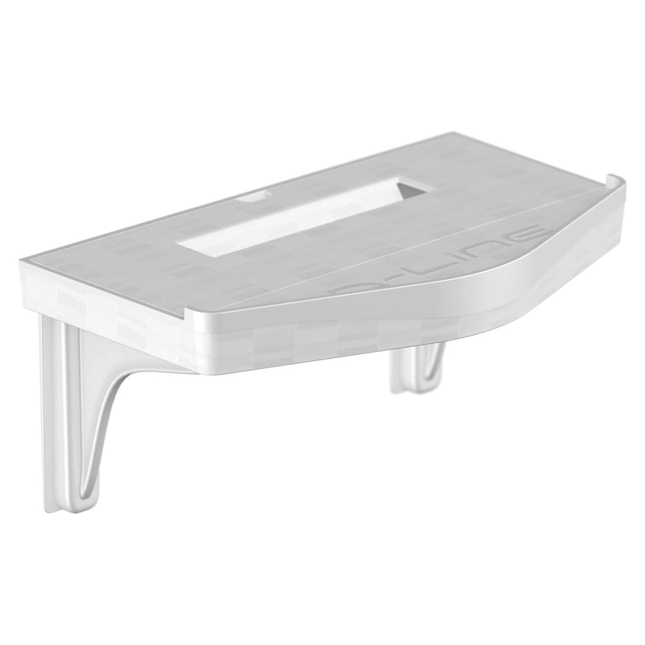 Estante de Montaje en Pared D-Line Ajustable Blanco 22x13cm