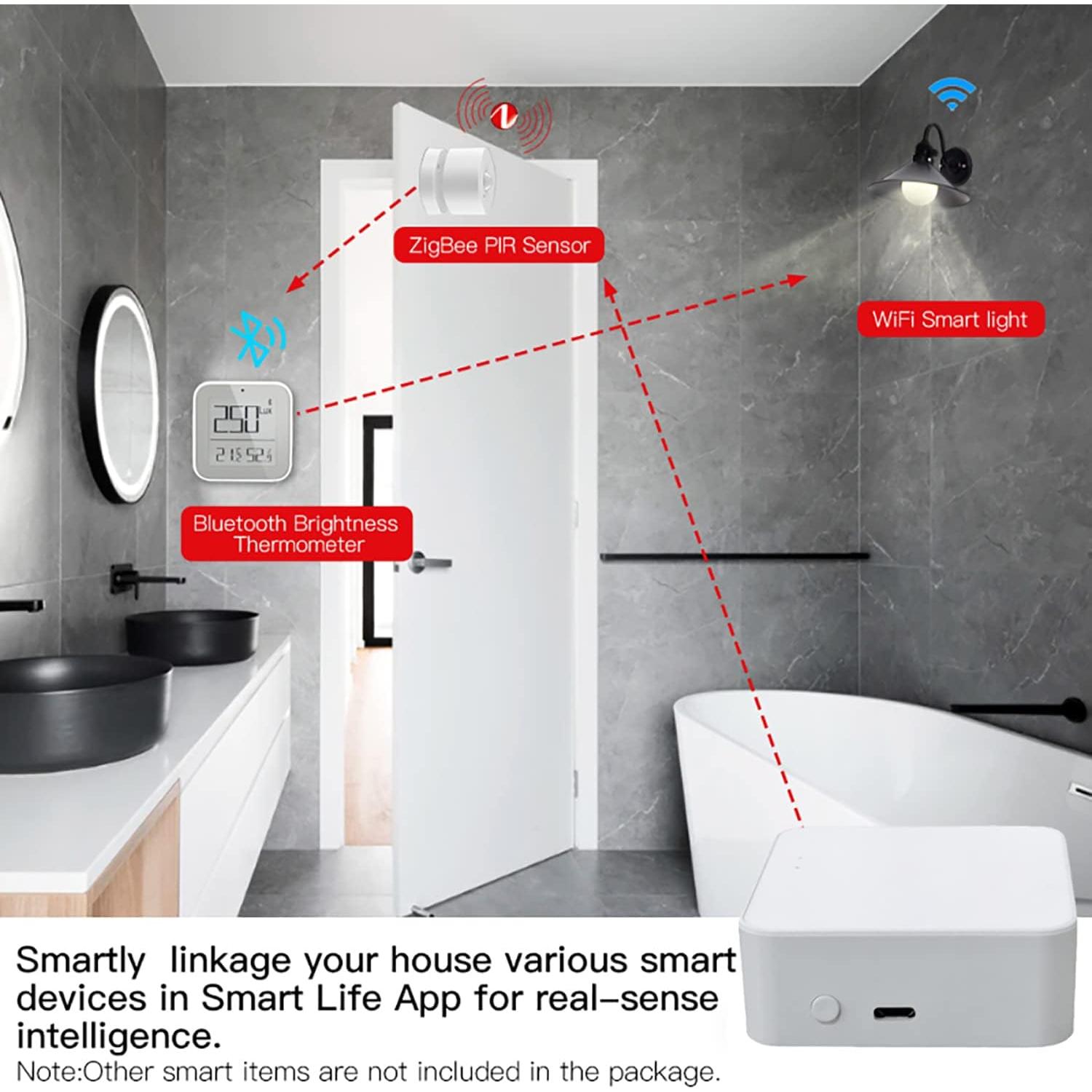 Puente Inteligente ZigBee y Bluetooth SENCKIT 6.35cm Control App