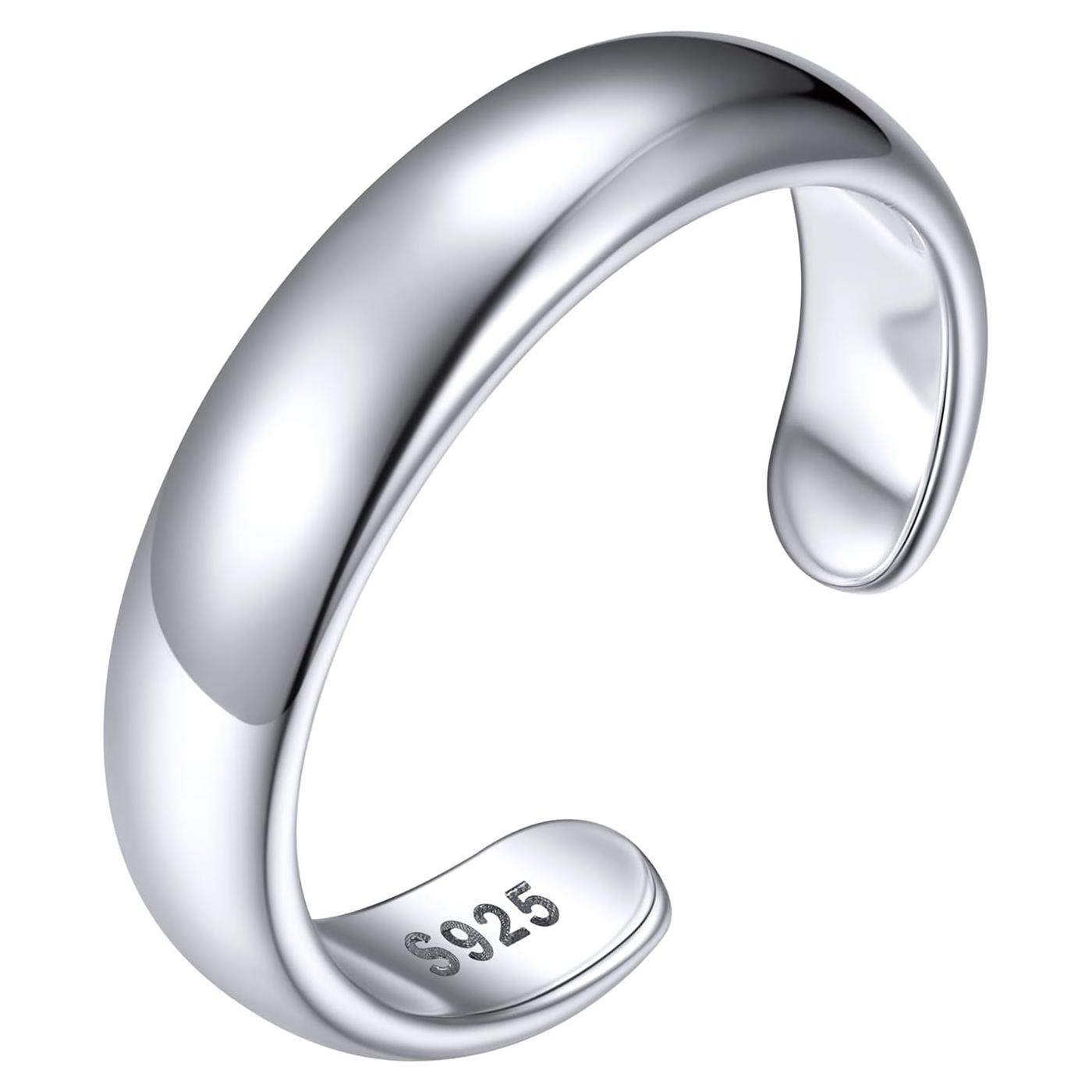 Anillo de dedo ajustable ChicSilver de plata esterlina 925