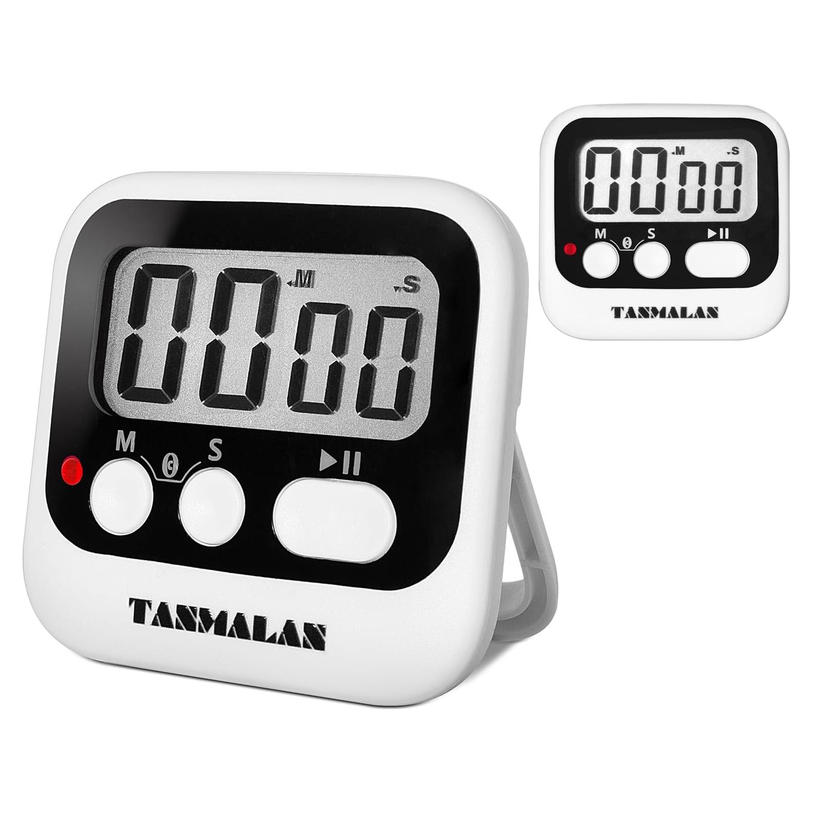 Temporizador Digital Tanmalan 8.0 Negro - 2 Paquete