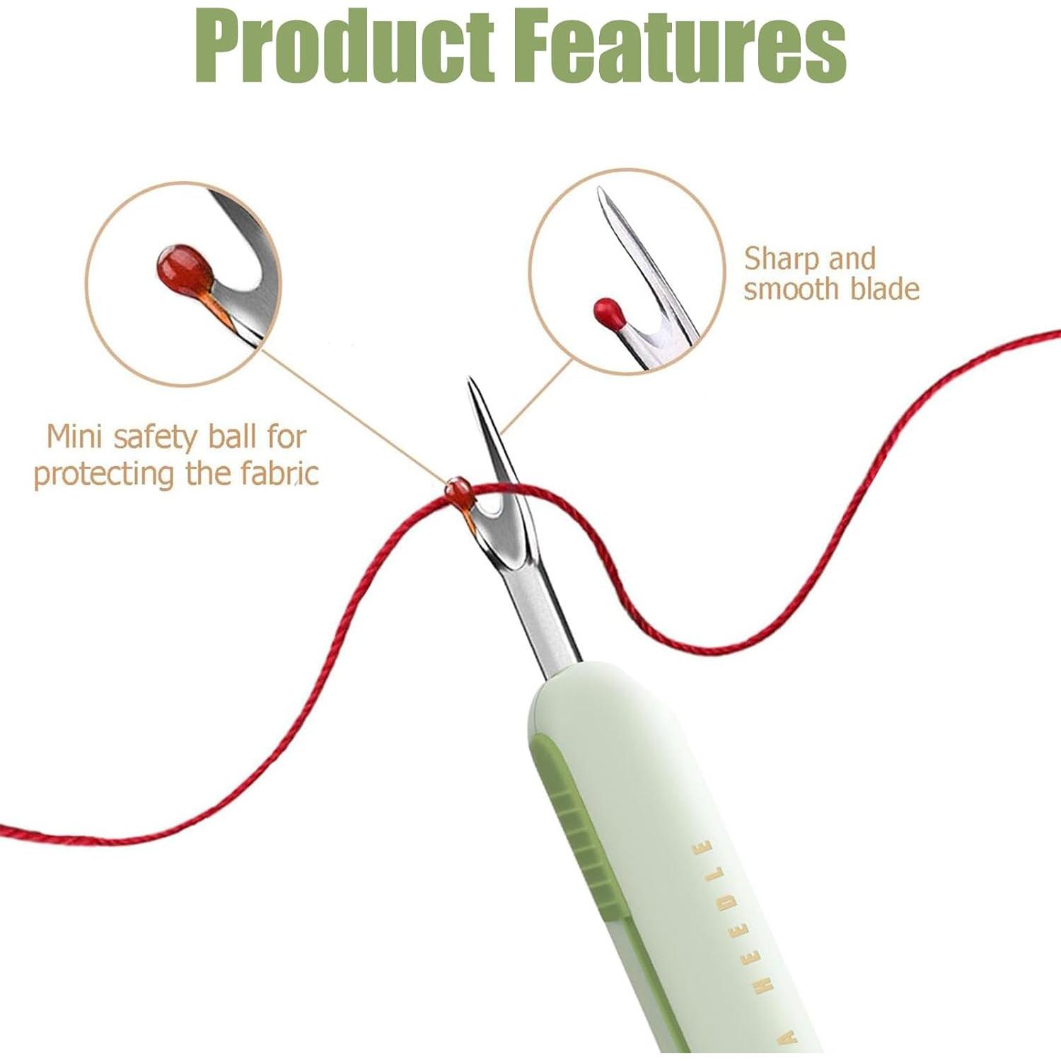 Enhebrador de Agujas y Desgarrador YEQIN 2 en 1 Marrón