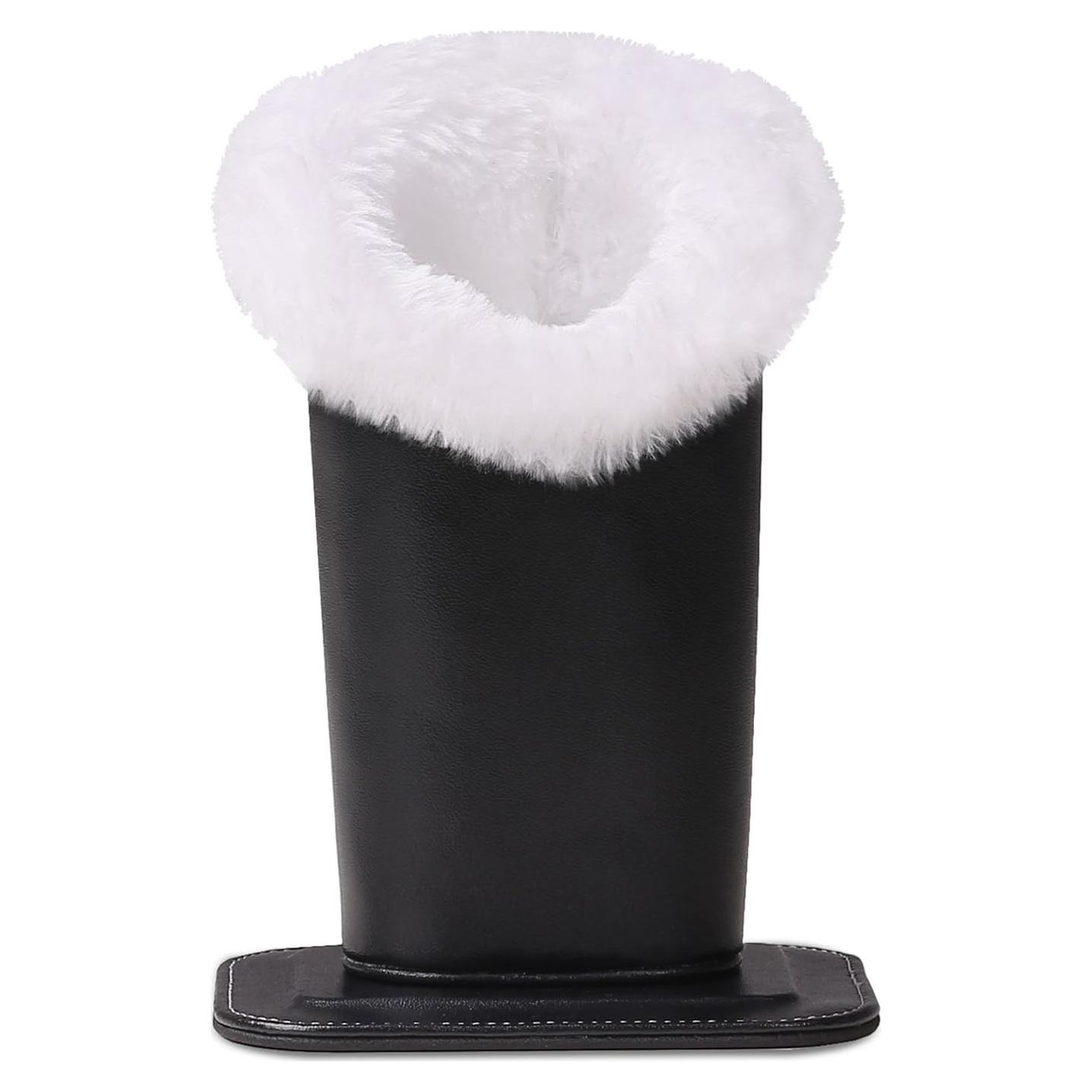 Soporte para Gafas MoKo de Cuero PU con Forro de Terciopelo