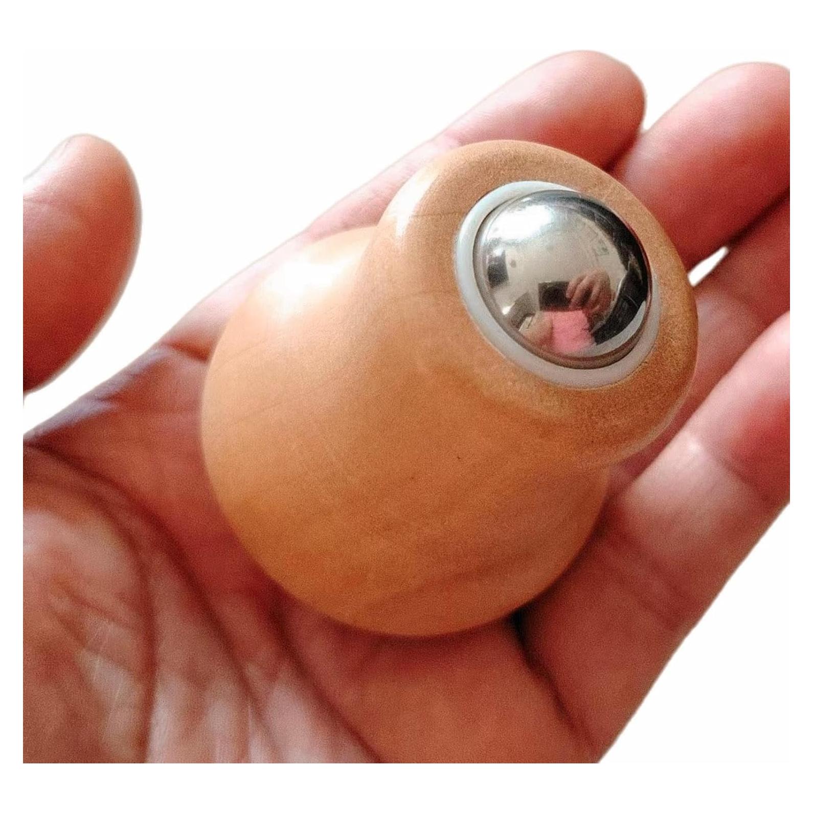 Rodillo de Masaje Facial KINTEGOOD Acero Inoxidable 360°