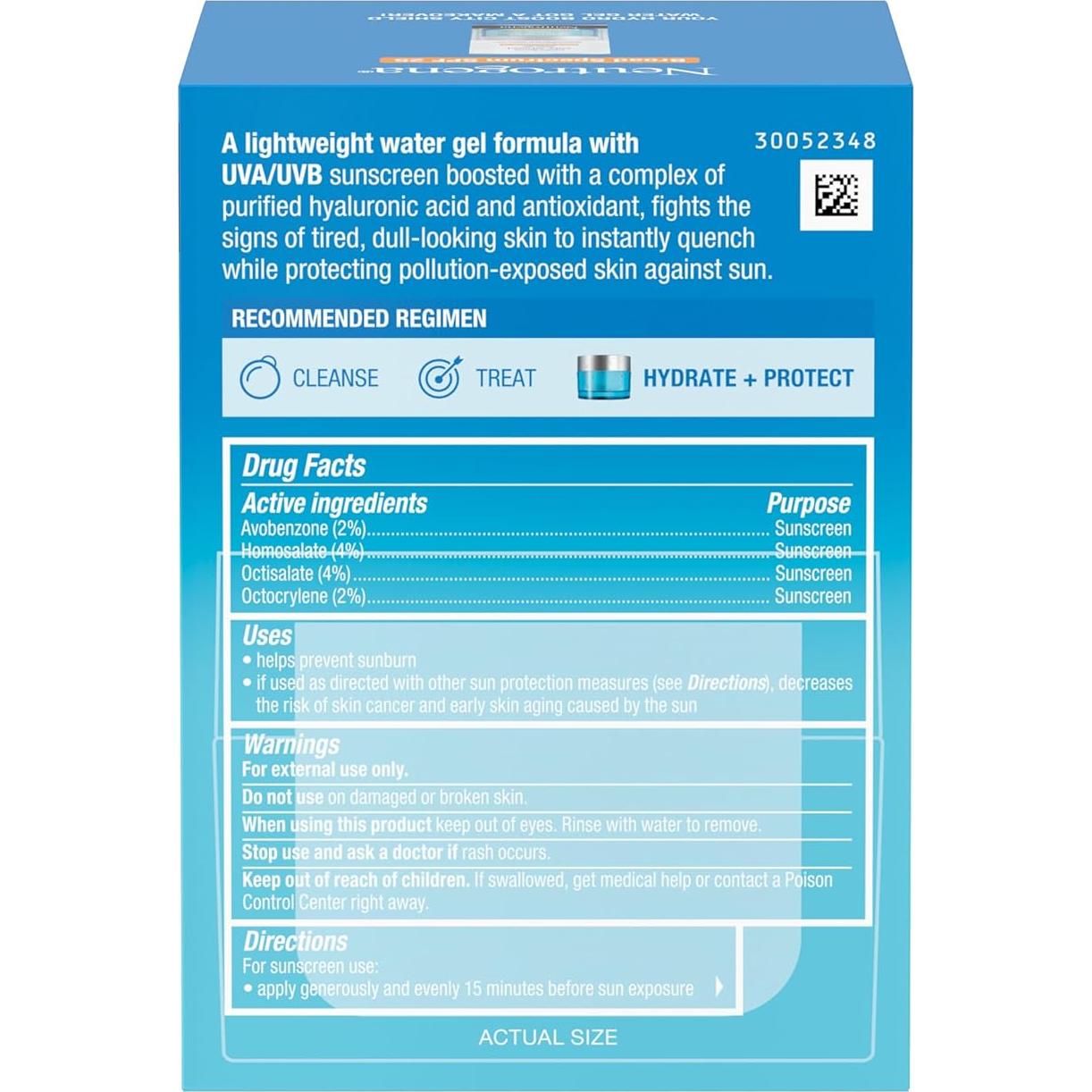 Gel Hidratante Facial Neutrogena Hydro Boost SPF 25 - 48 g