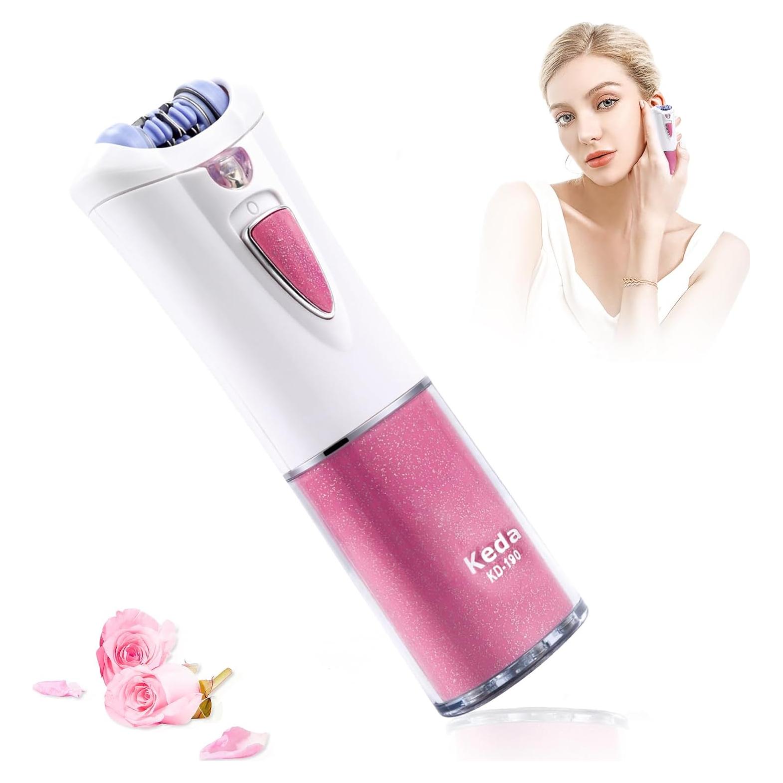 Epilador Facial Inalámbrico Glabrouse con Luz LED