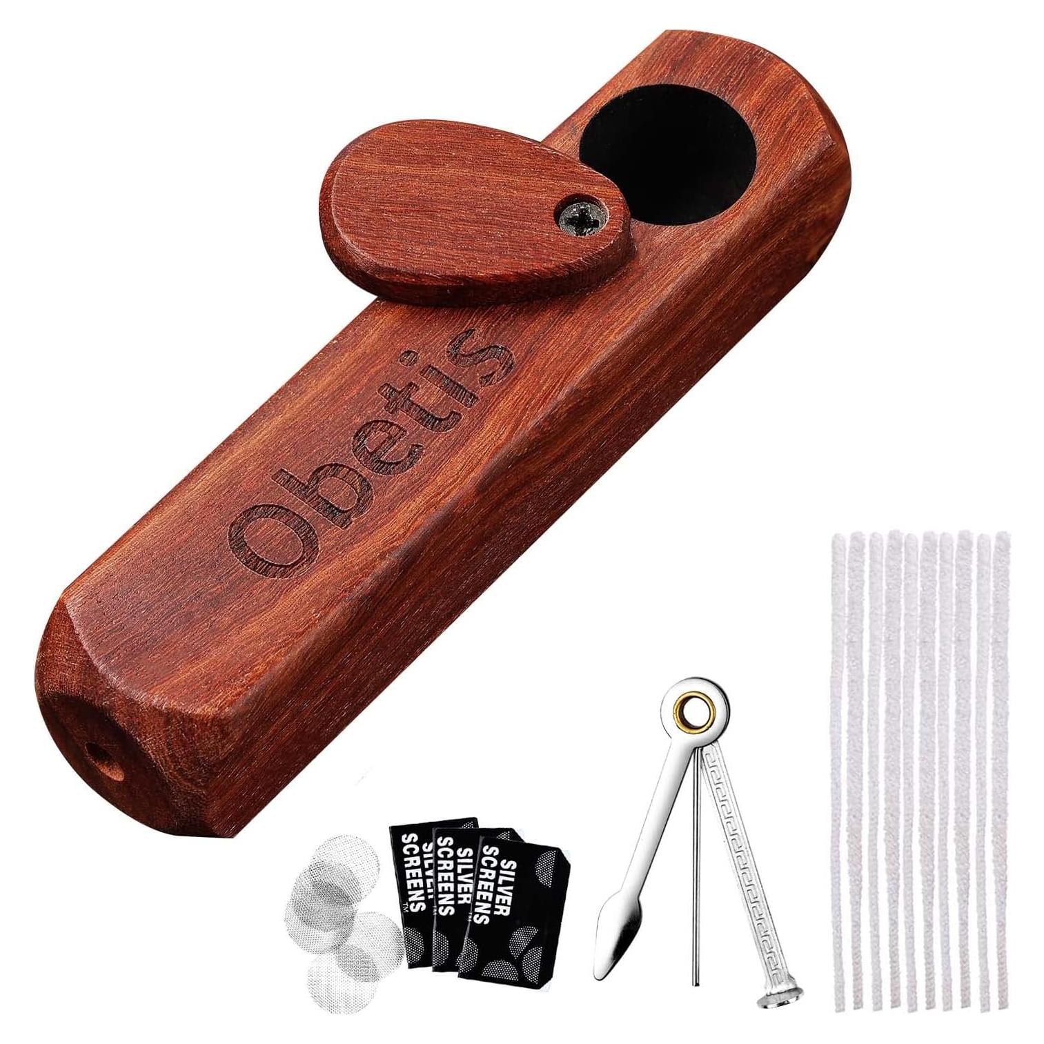 Juego de Pipas de Tabaco Hechas a Mano Obetis con Accesorios