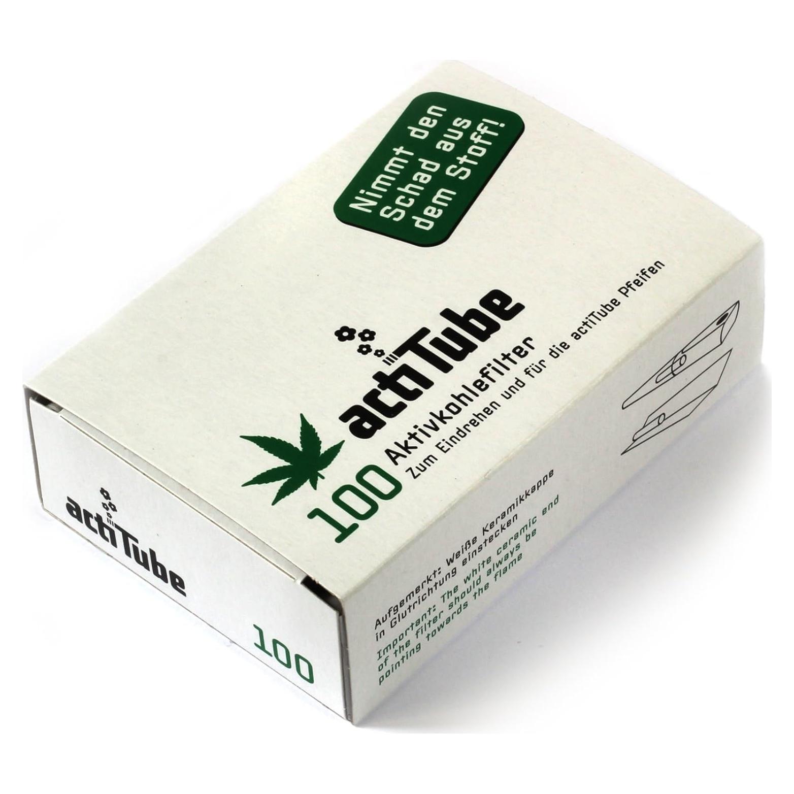 Filtros de Carbón Activado actiTube 8.4mm x 35mm - 100 Unidades