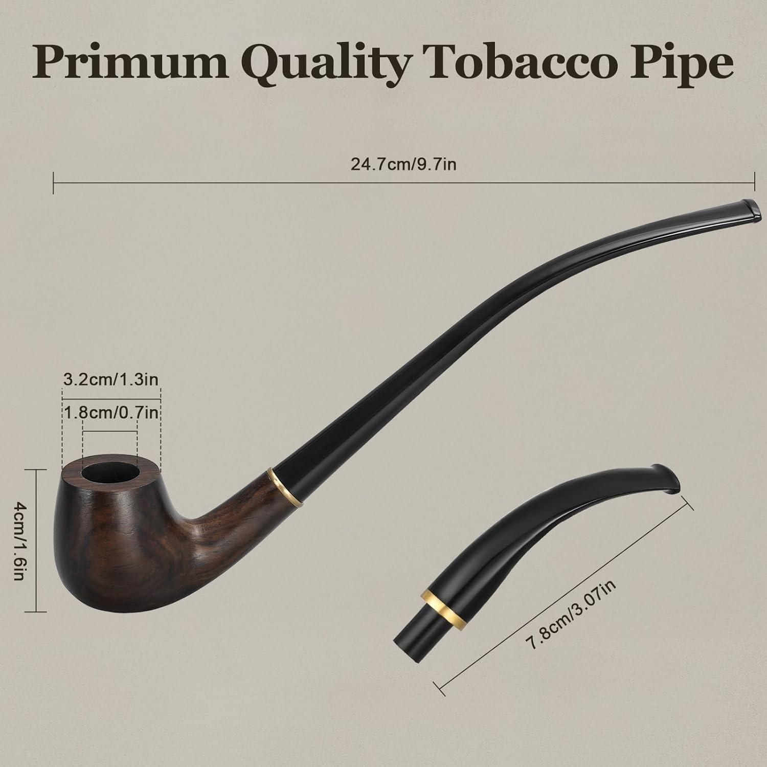 Juego de Pipas de Tabaco Joyoldelf Ébano - Kit Completo con Accesorios