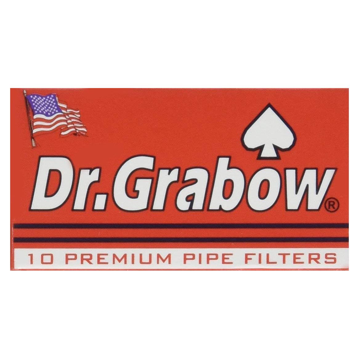 Filtros de Pipa Premium Dr. Grabow 6mm - Paquete de 10