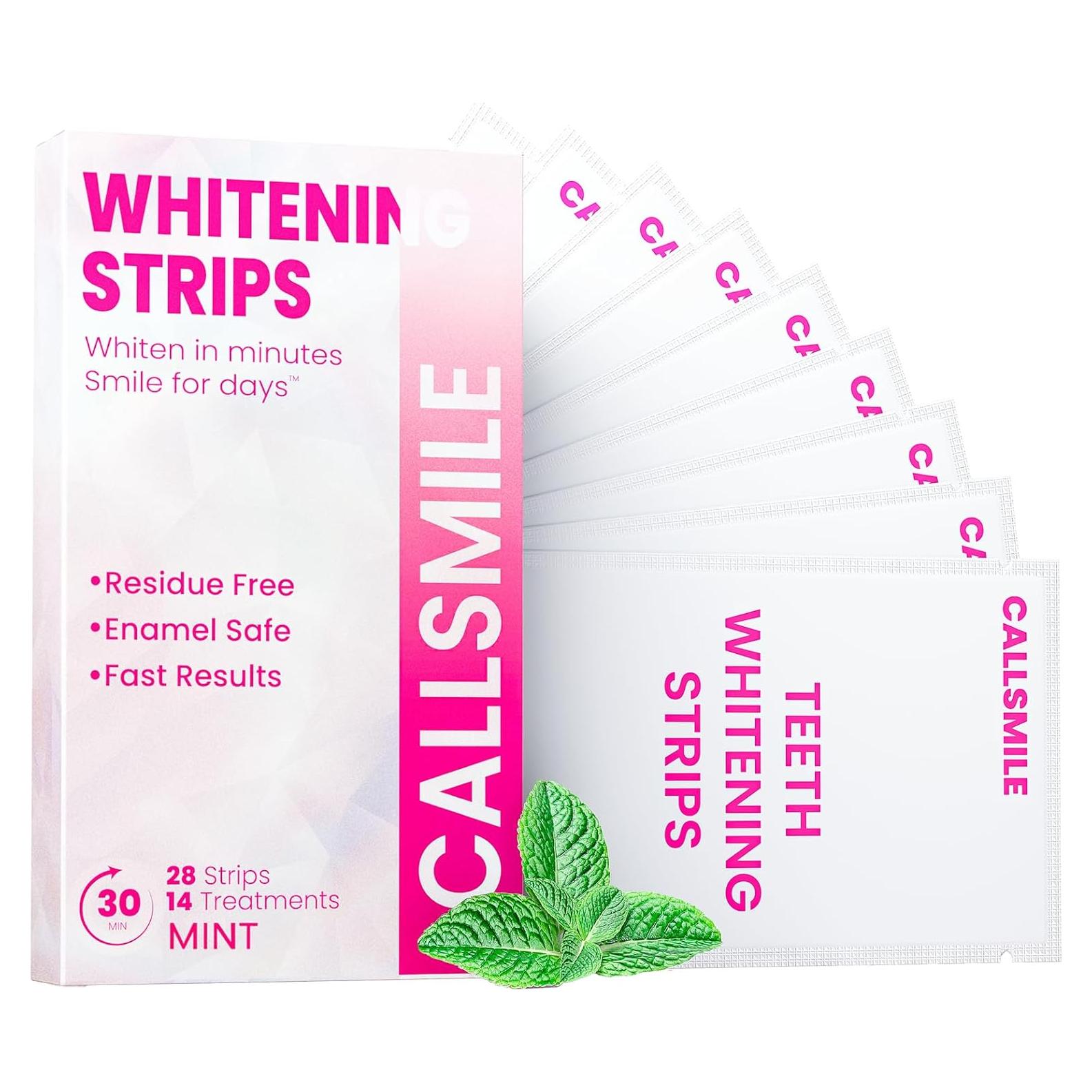 Tiras Blanqueadoras de Dientes CALLSMILE Menta 28 Tiras
