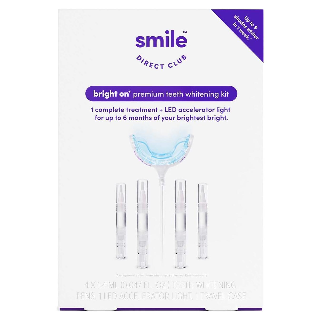 Kit Blanqueamiento Dental SmileDirectClub con Luz LED - 4 Gel