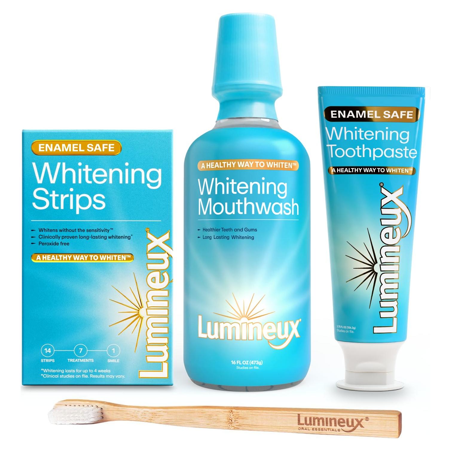 Kit Blanqueamiento Dental Lumineux Sin Peróxido 7 Tratamientos