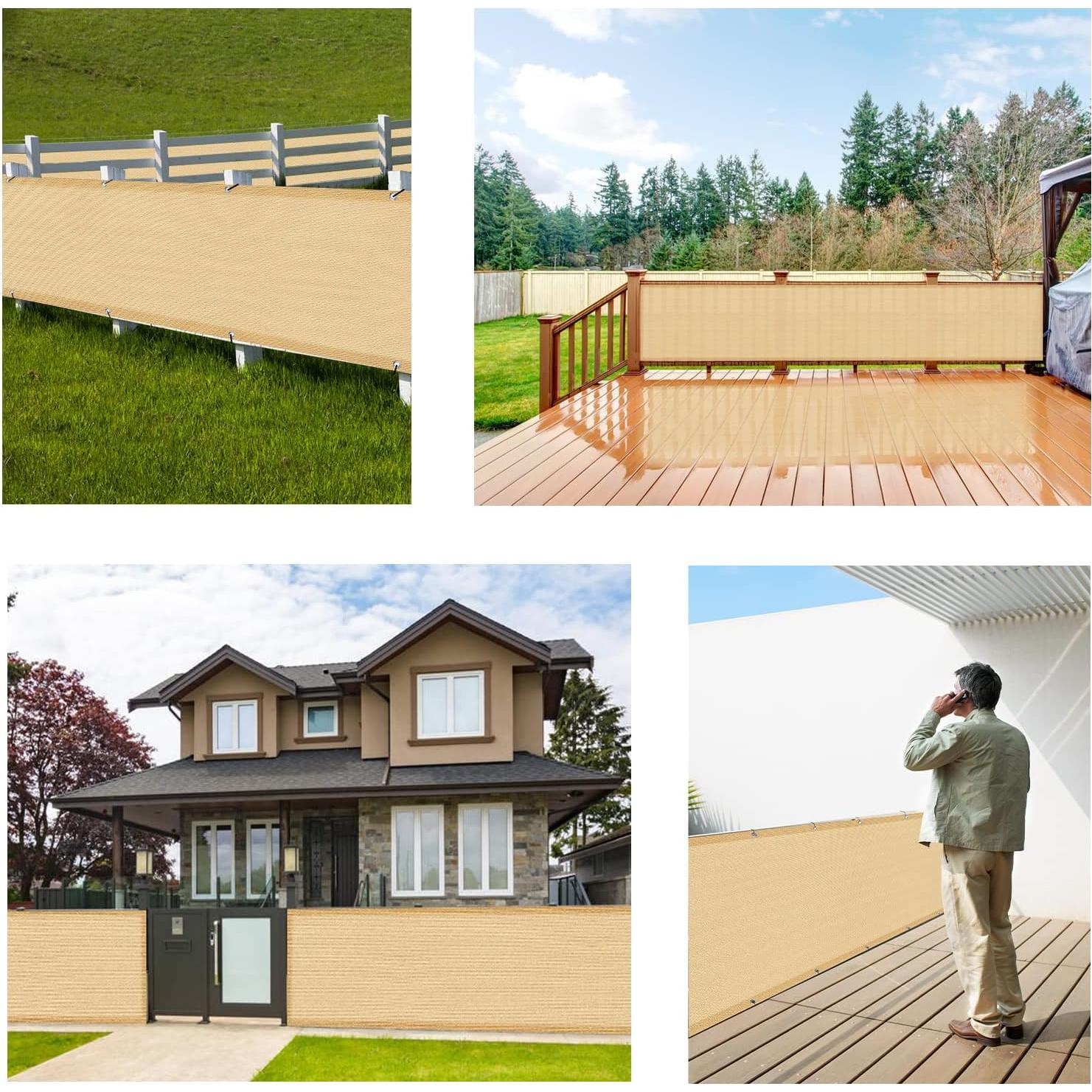 Pantalla de Privacidad para Balcón Love Story 0.91m x 3.05m HDPE