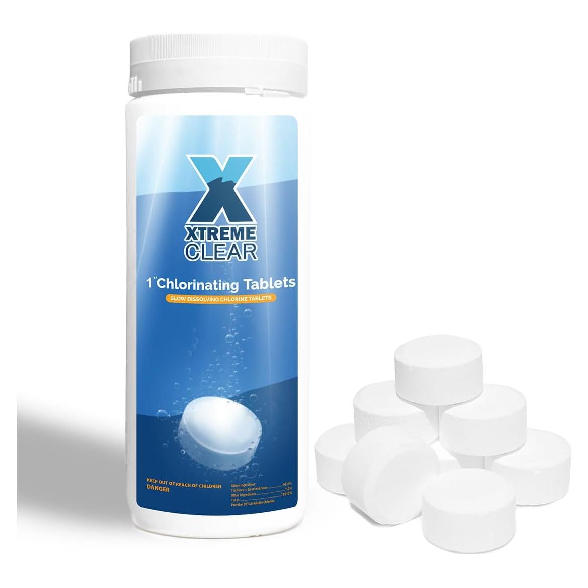 Pastillas de Cloro XtremepowerUS 0.68kg 1" para Piscinas y Spa