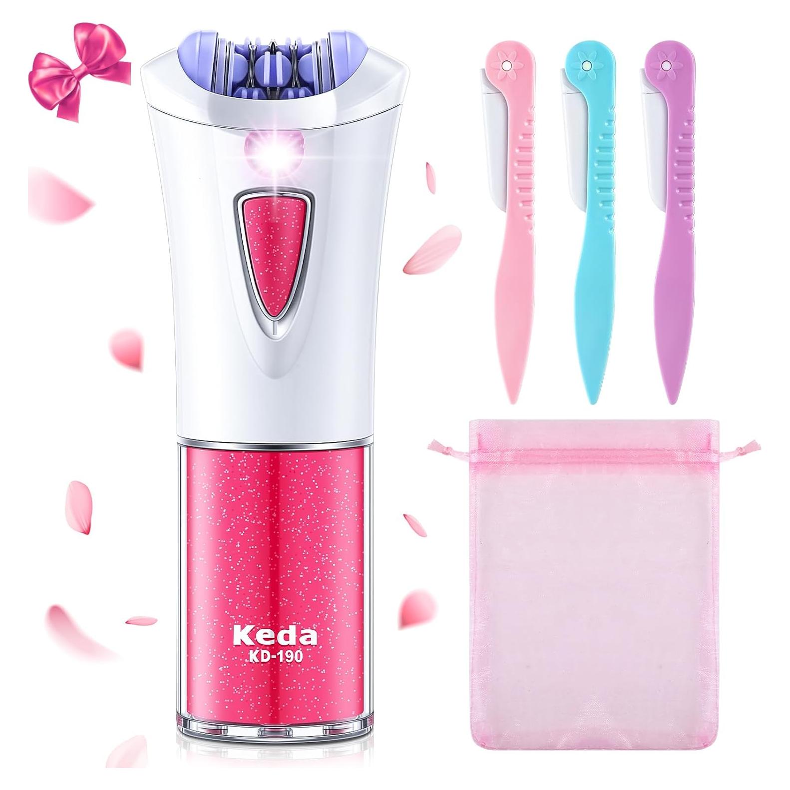 Depilador Facial y Afeitadoras de Cejas Tondiamo 4 Pcs