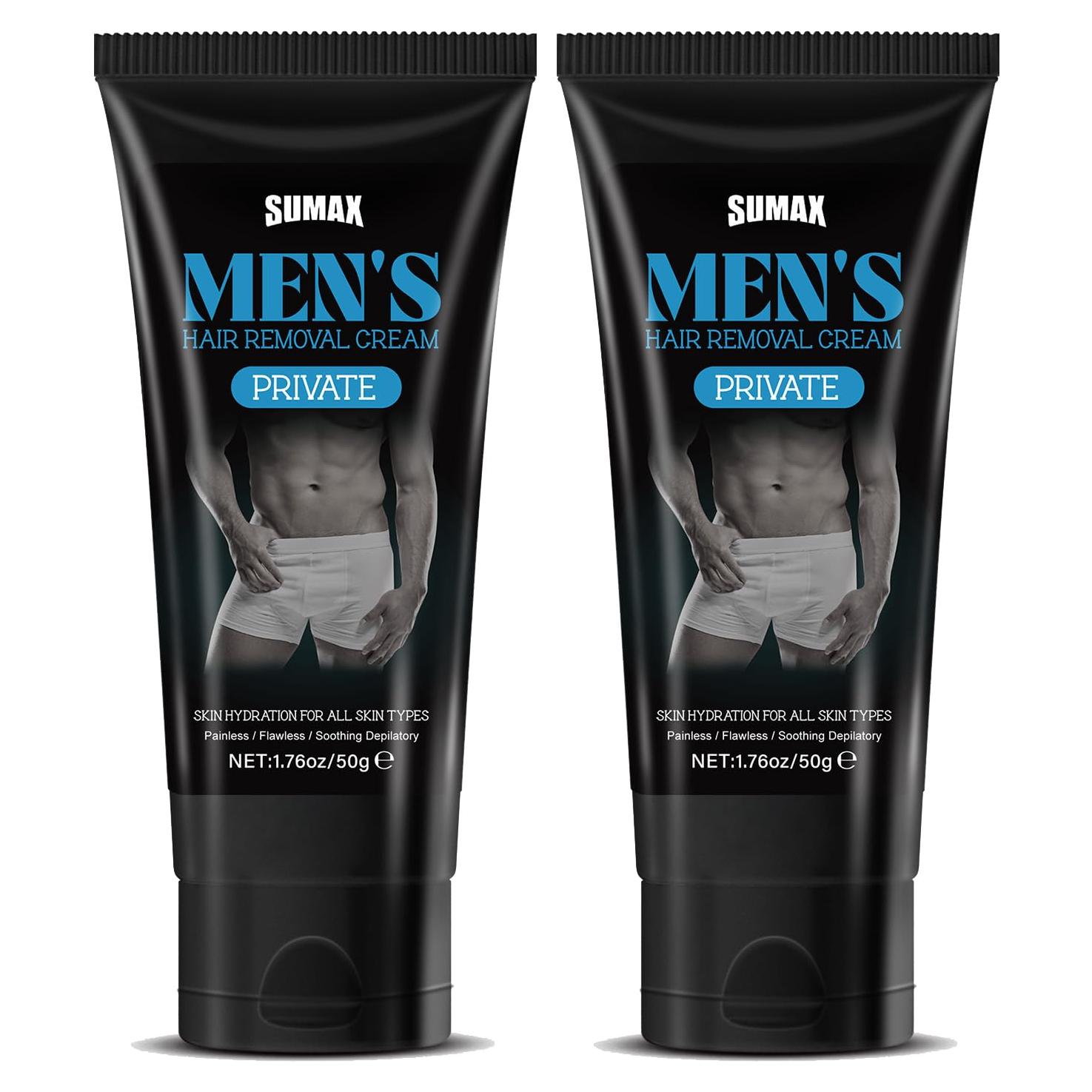 Crema Depilatoria Íntima para Hombres LABJD 2 Paquetes 181g