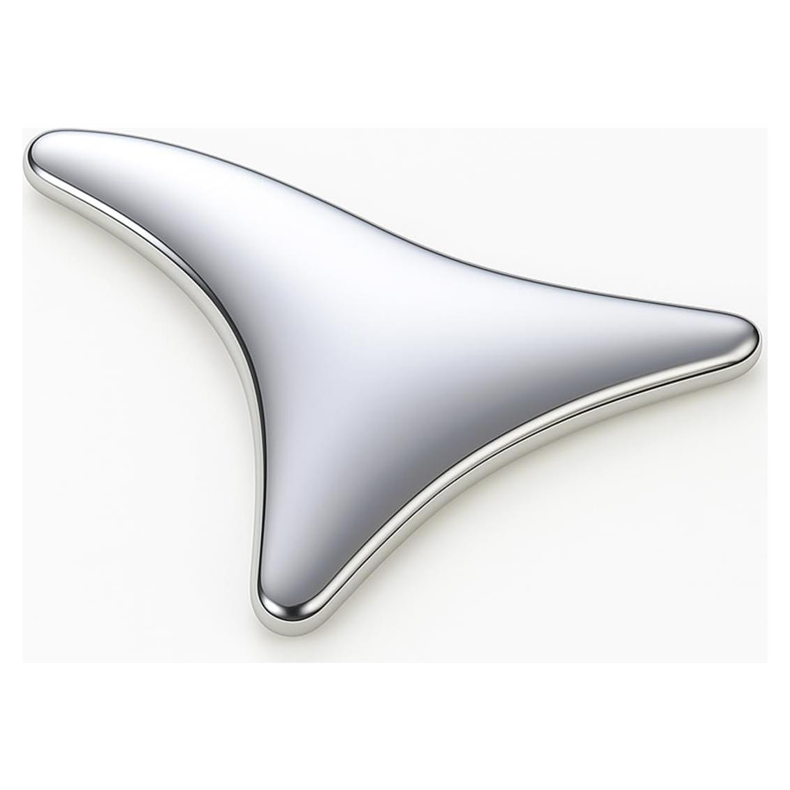 Herramienta Gua Sha de Acero Inoxidable Genérico 9.4x5.3cm