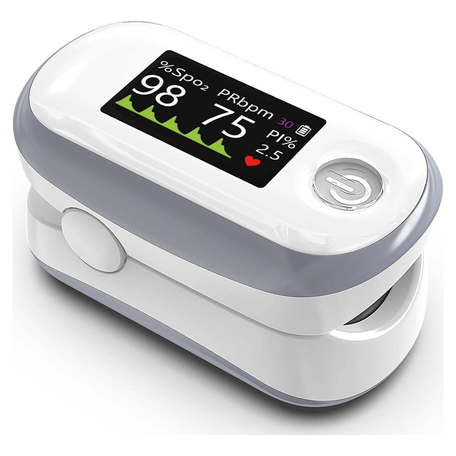 Oxímetro de Pulso Alecaremed YM301 con Pantalla OLED 1.3"