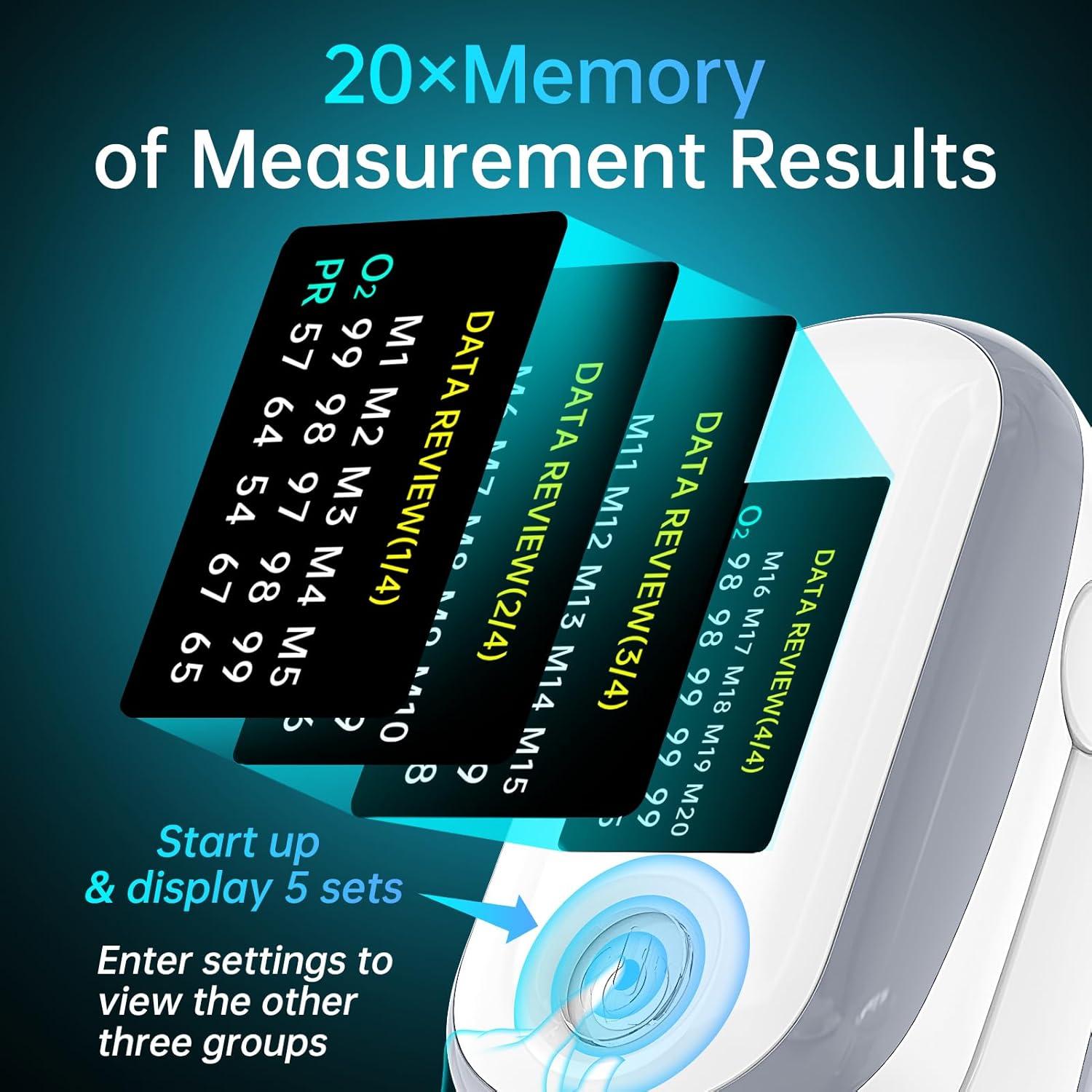 Oxímetro de Pulso Alecaremed YM301 con Pantalla OLED 1.3"