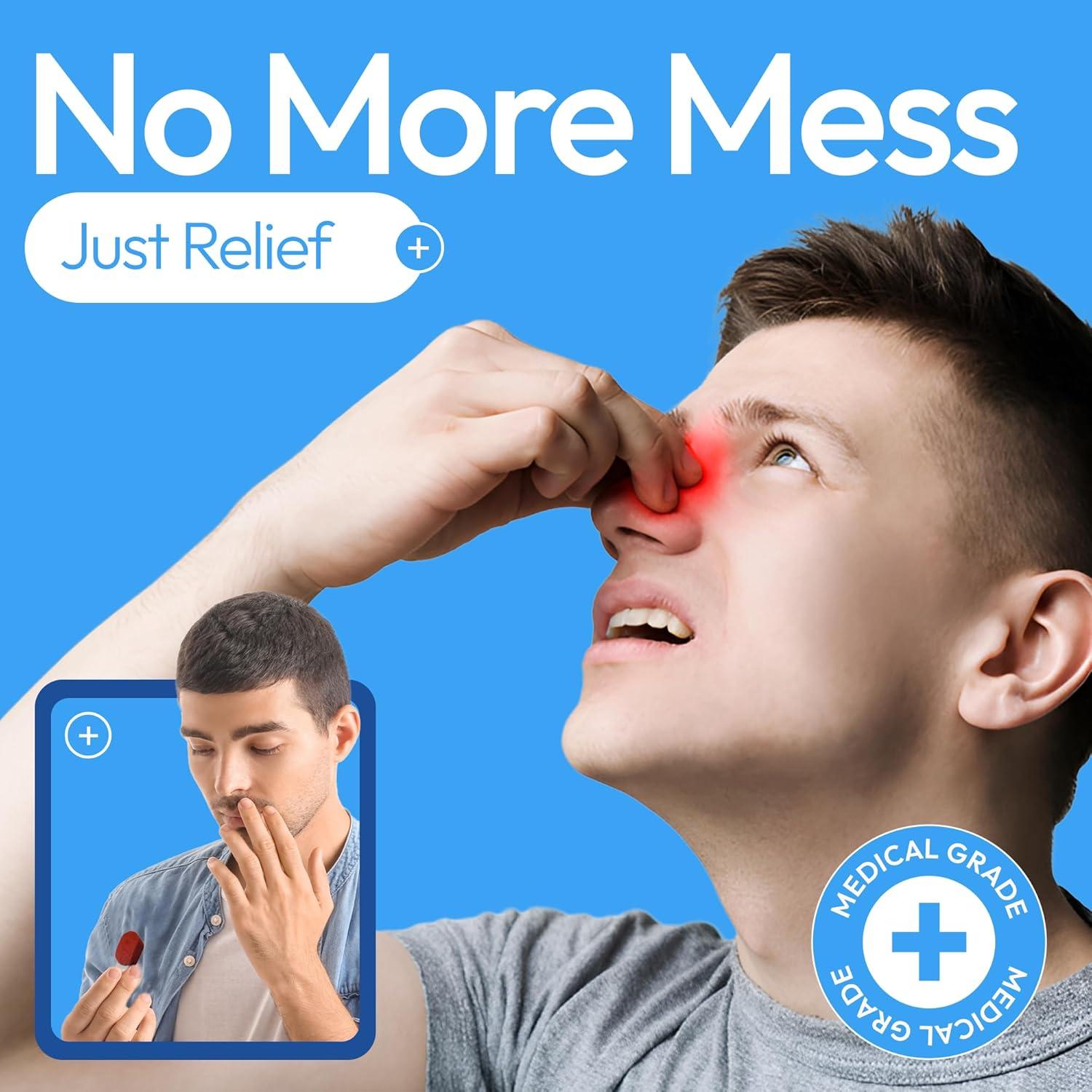 Detenedor de Sangrado Nasal NozeCalm - 6 Unidades - Hipoalergénico